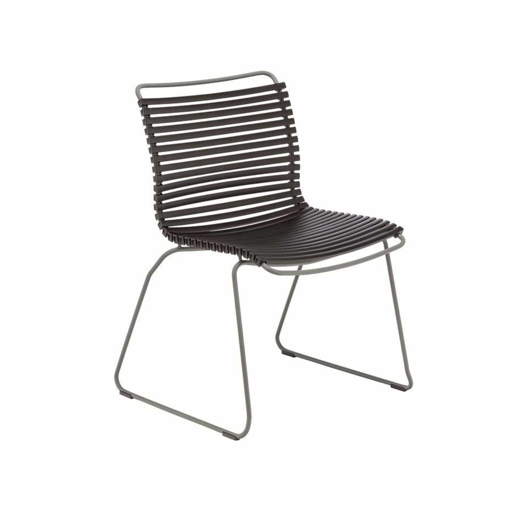 4 Seater Click & Circle Outdoor Dining Set - Black - Image 4