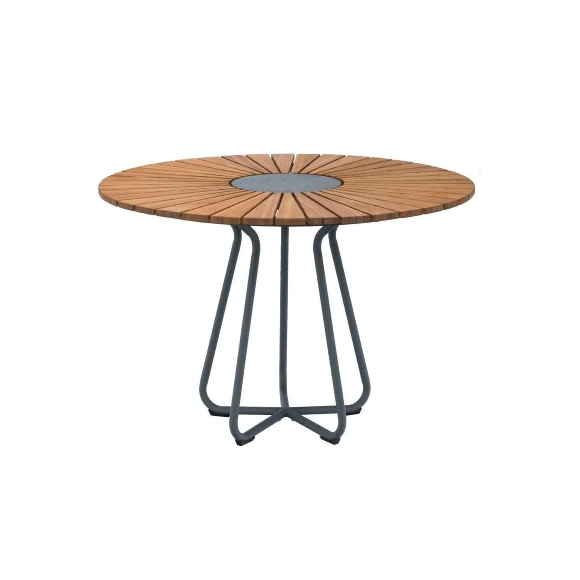 4 Seater Click & Circle Outdoor Dining Set - Black - Image 5