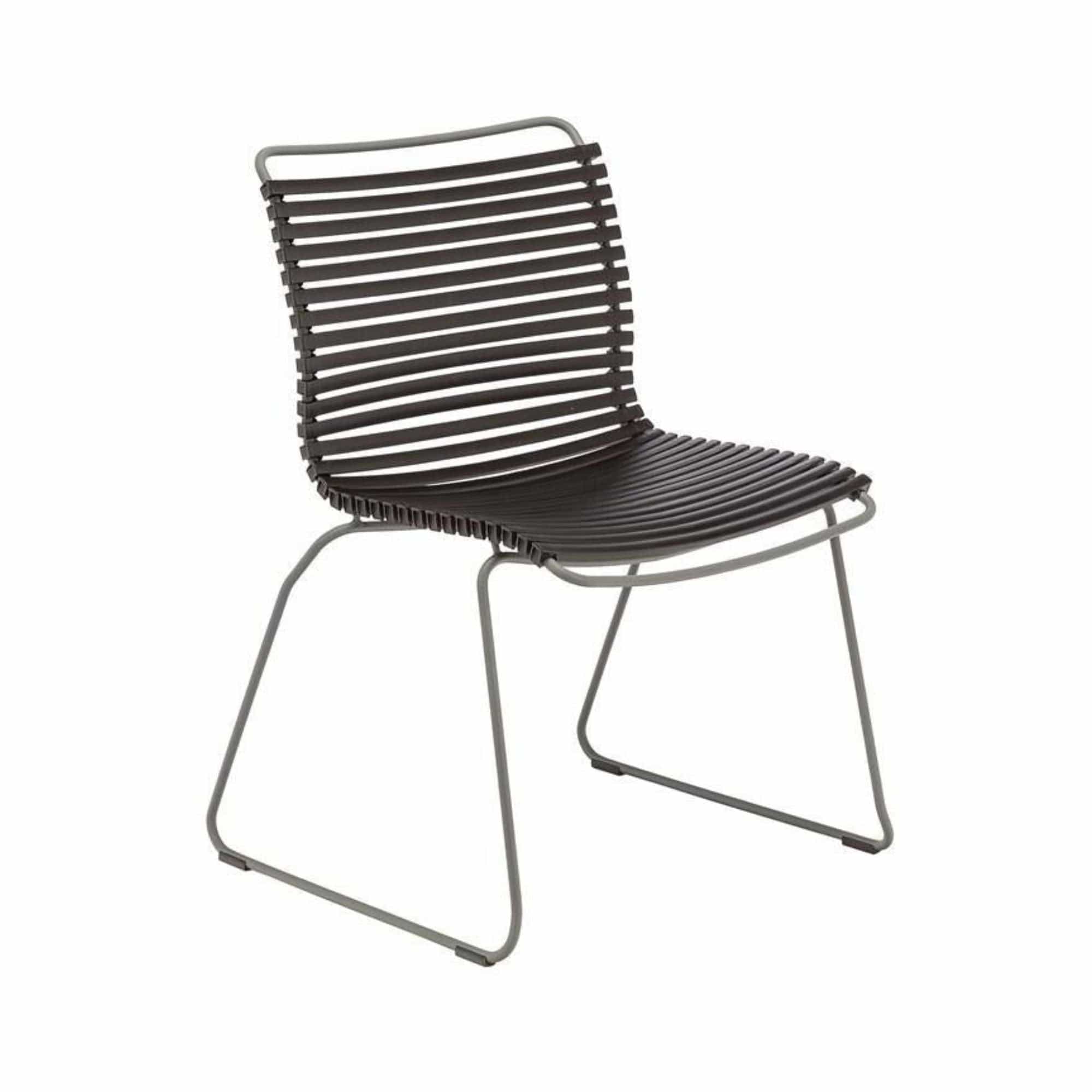 4 Seater Click & Four Outdoor Dining Set - Black - Image 3