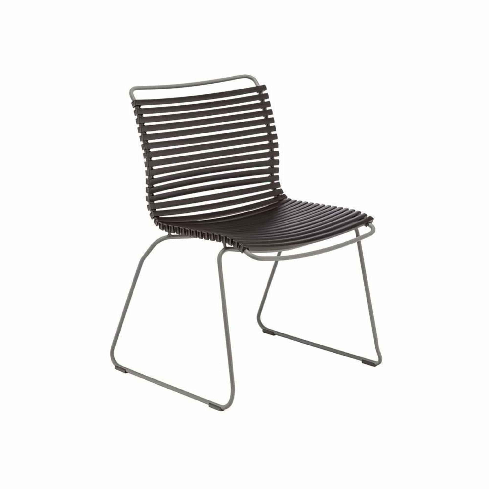 6 Seater Click & Circle Outdoor Dining Set - Black - Image 4