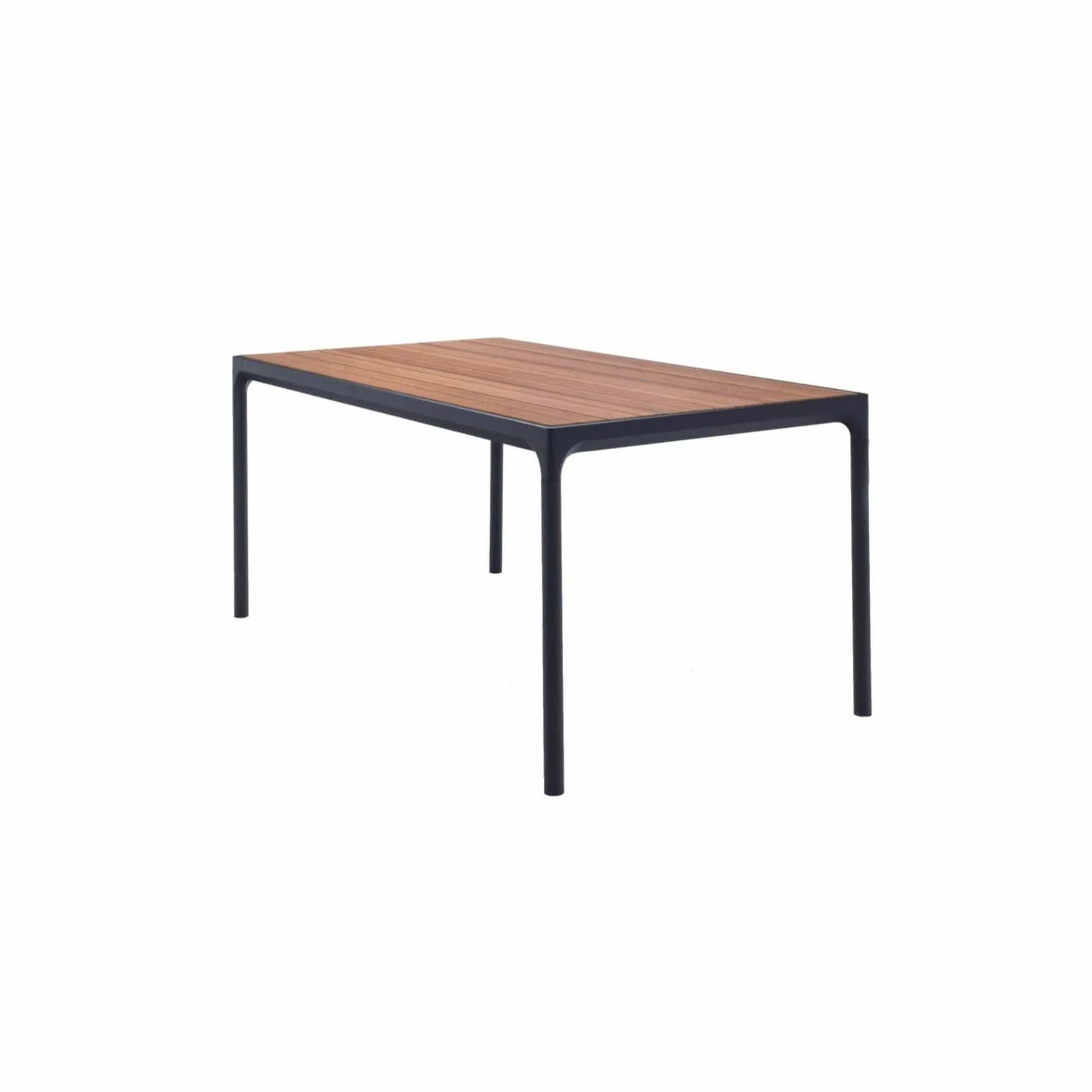 6 Seater Click & Four Outdoor Dining Set - Black - Image 4