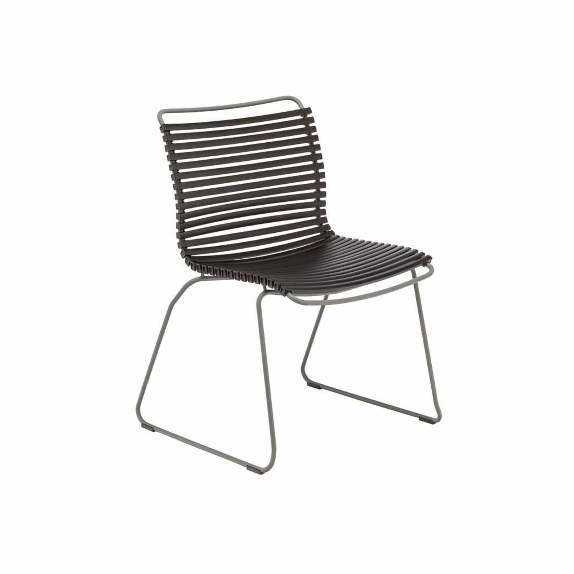 6 Seater Click & Four Outdoor Dining Set - Black - Image 5