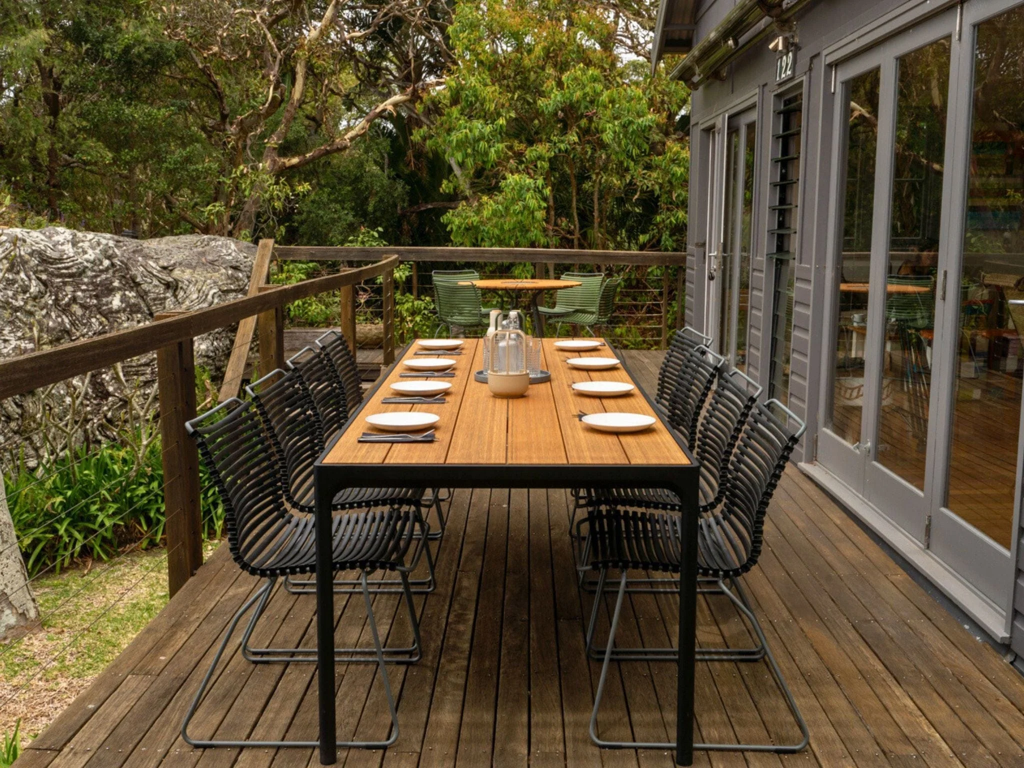 Four Table - Bamboo | Black 160(CM) - Image 10