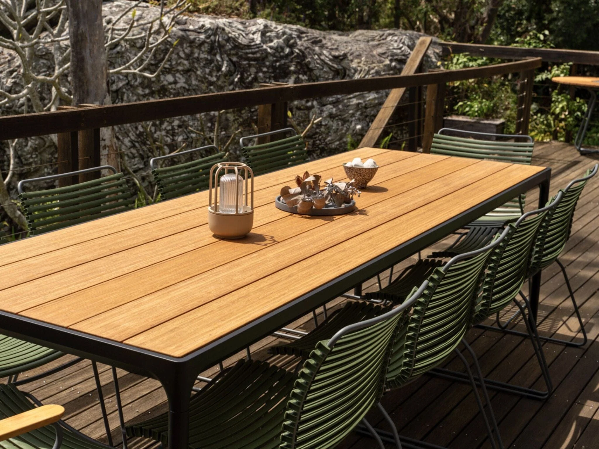 Four Table - Bamboo | Black 270(CM) - Image 5