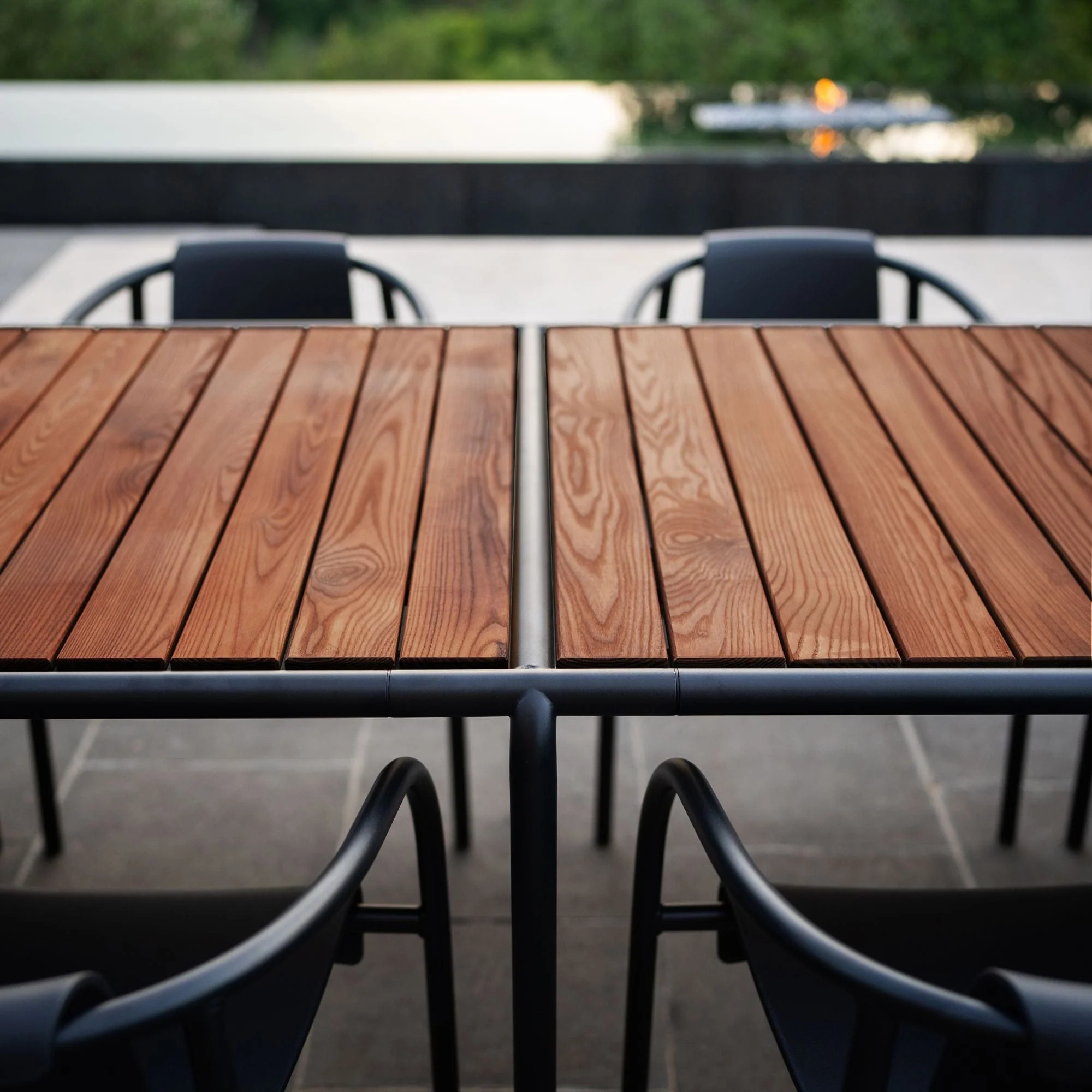 Avanti 8 Seater Outdoor Dining Table - Ash - Image 3