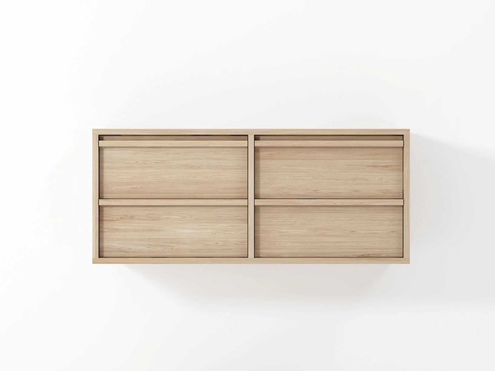 Aequilibris Floating Cabinet with 4 Drawers - European Oak - Image 3