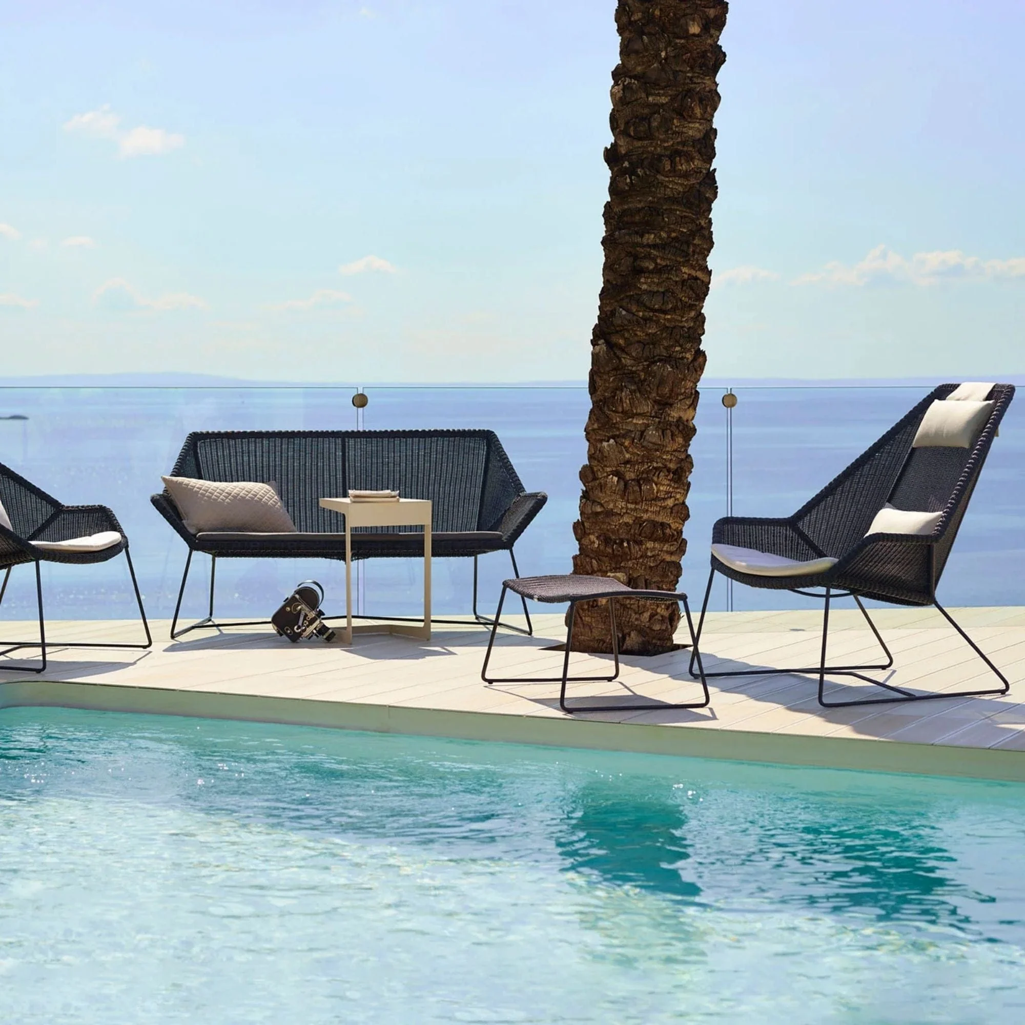 Breeze 2 Seater Sofa - Black - Image 2