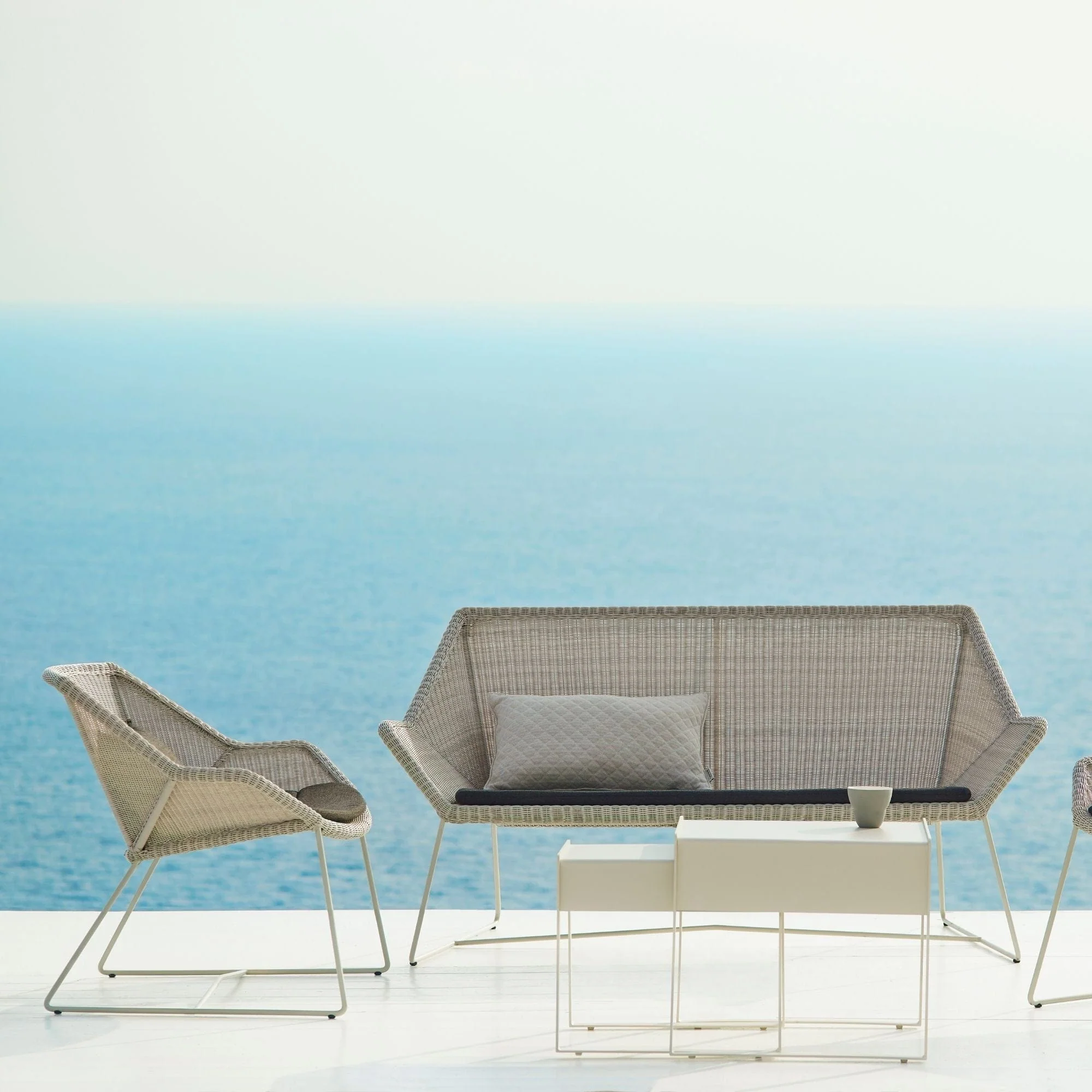 Breeze 2 Seater Sofa - Taupe - Image 2