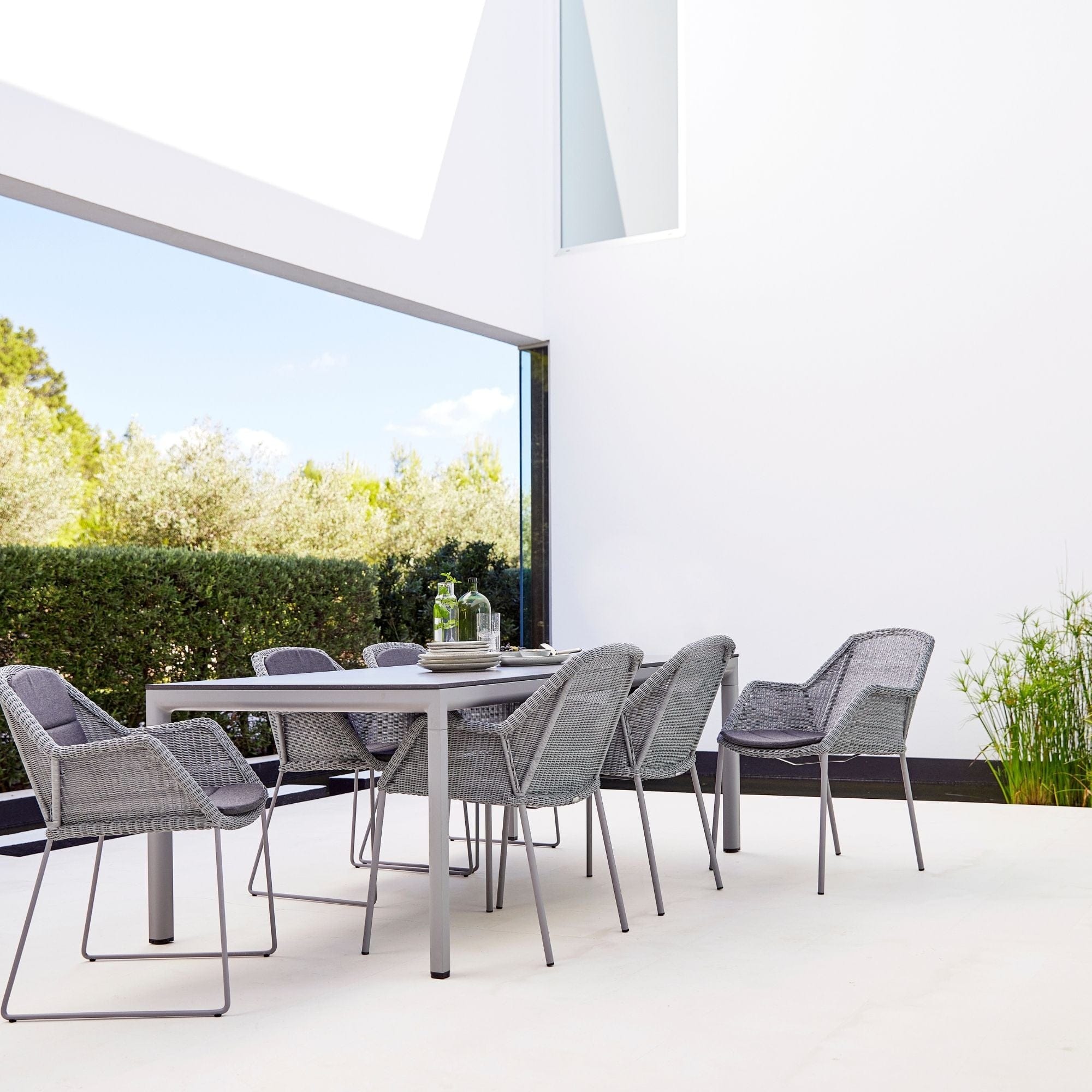 Breeze Chair Stackable - Light Grey - Image 2