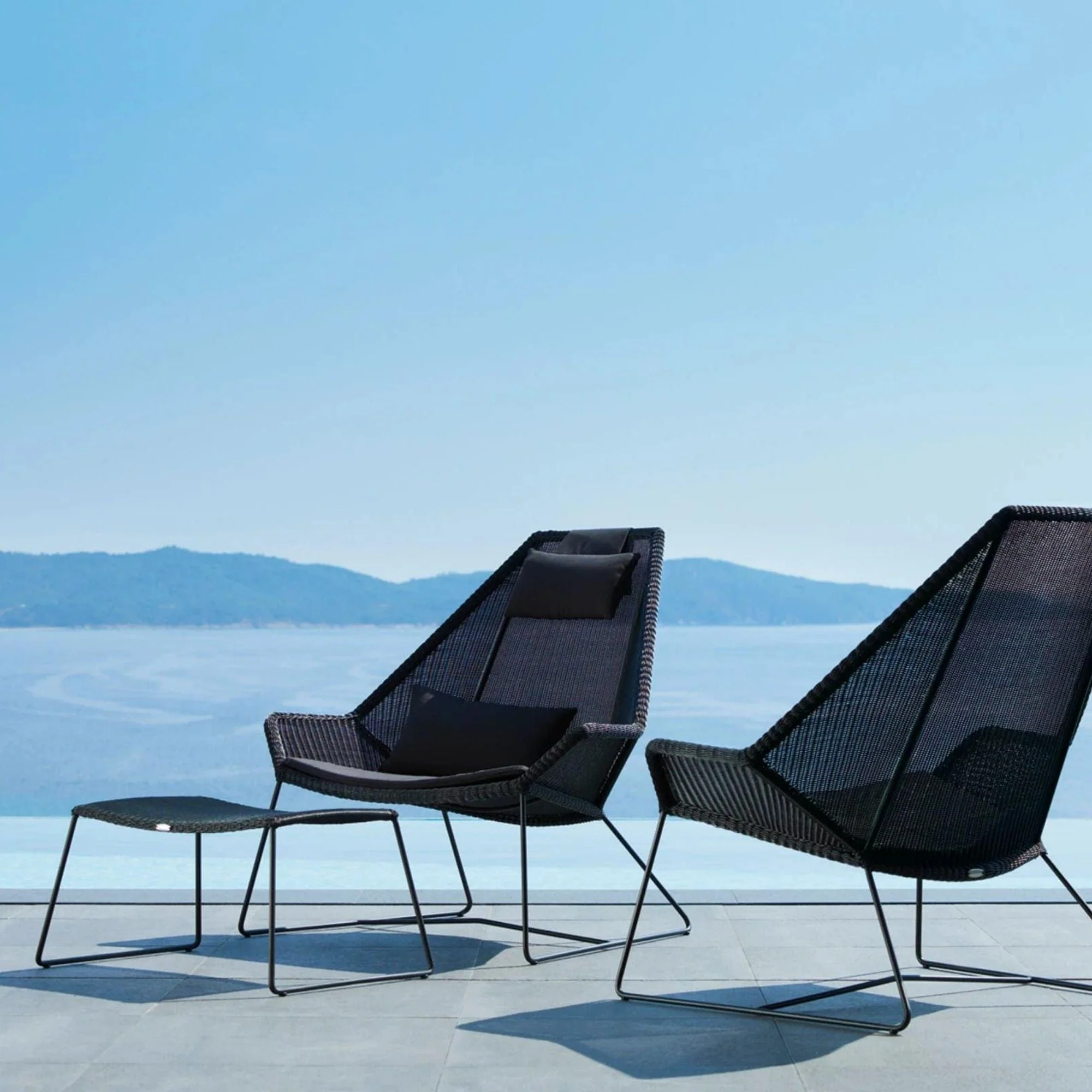 Breeze Footstool - Black - Image 3