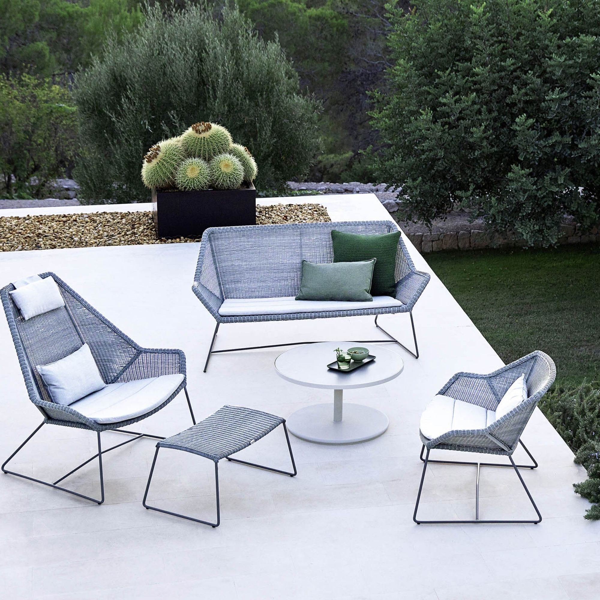 Breeze Highback Chair - Light Grey - Image 2