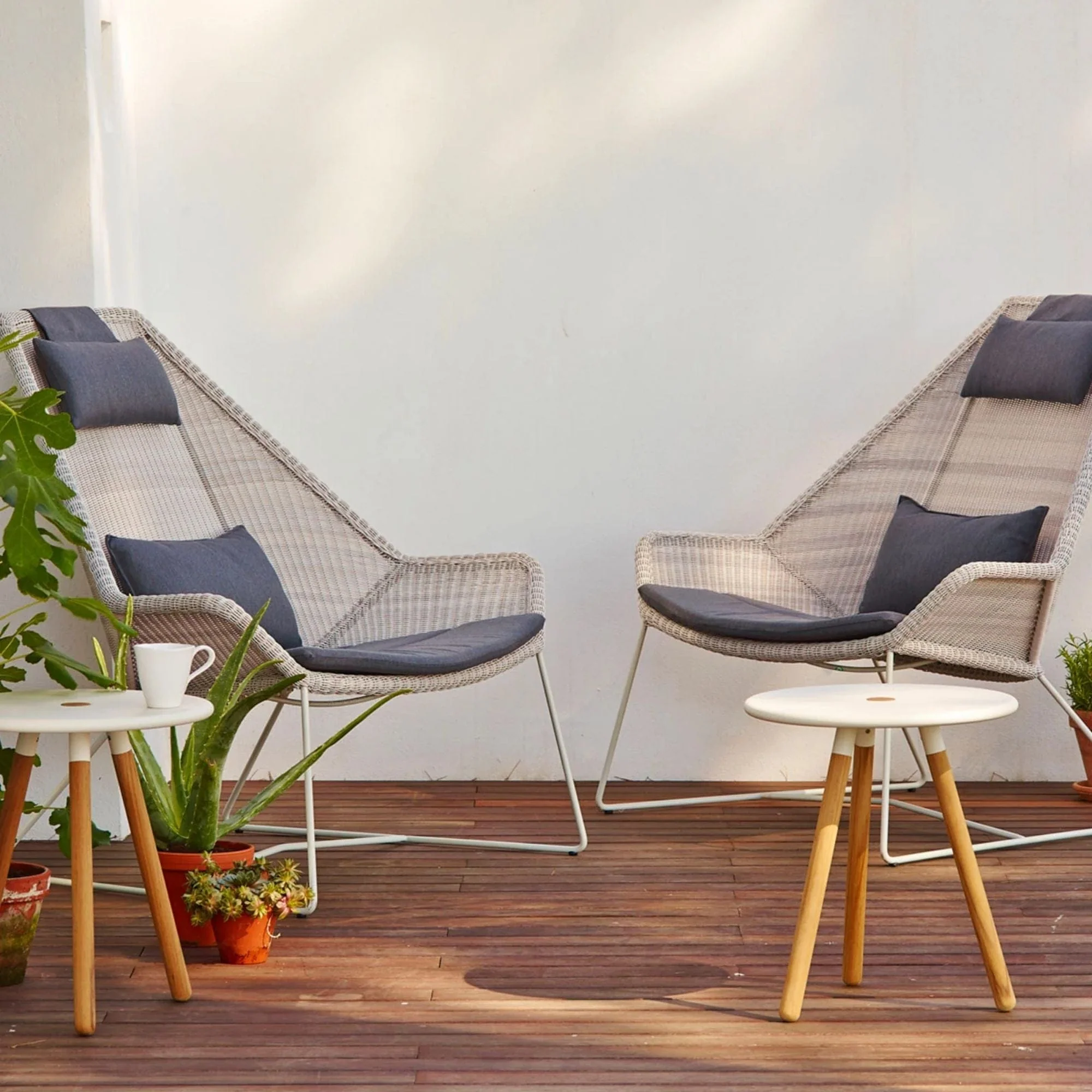 Breeze Highback Chair - Taupe - Image 2