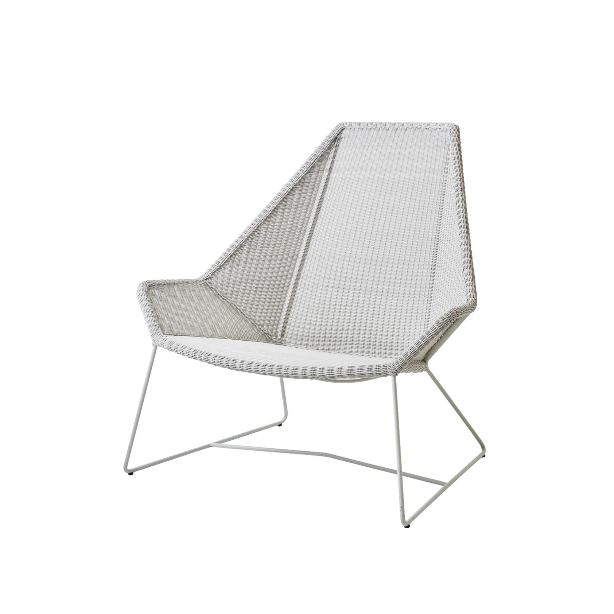 Breeze Highback Chair - White Grey