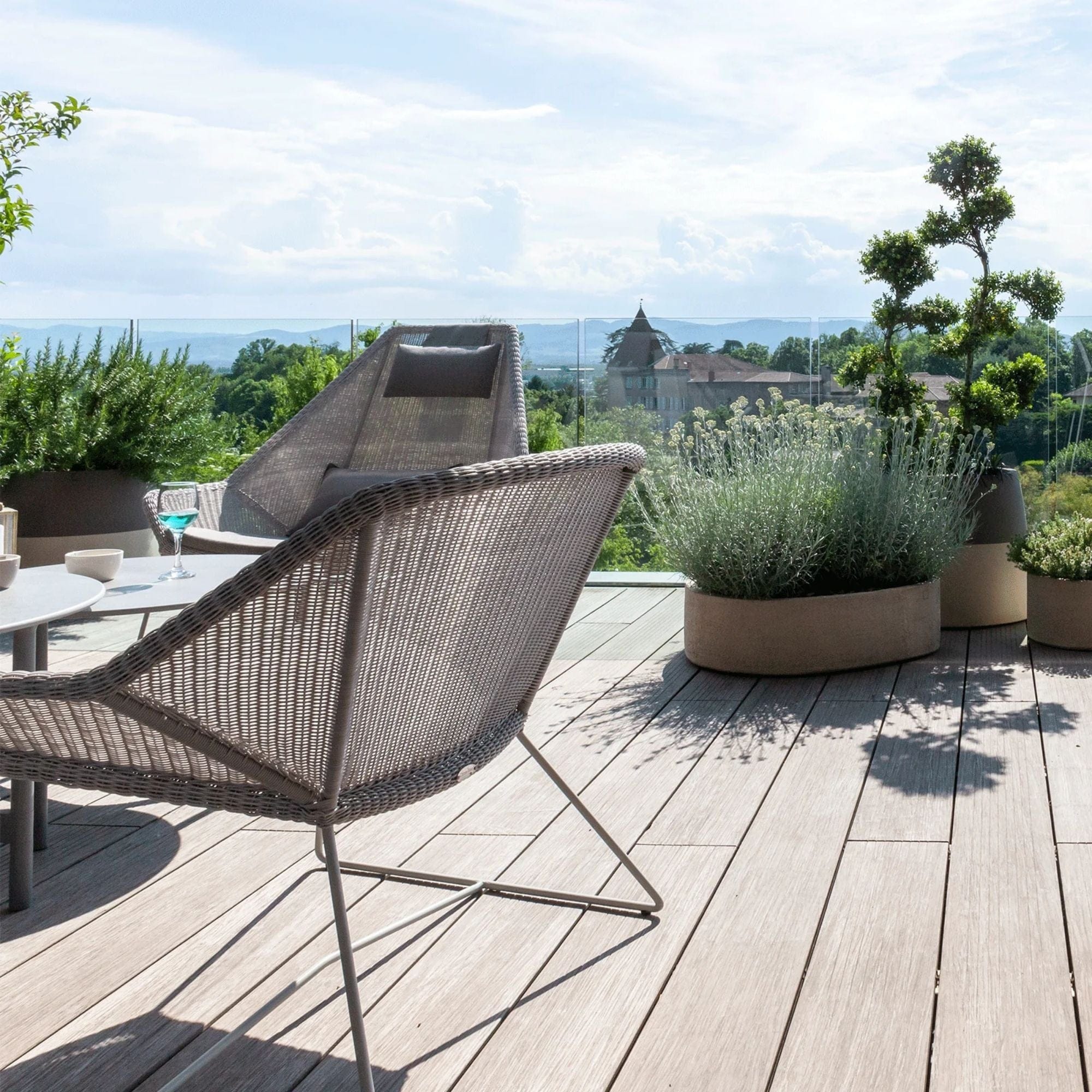 Breeze Lounge Chair - Taupe - Image 3