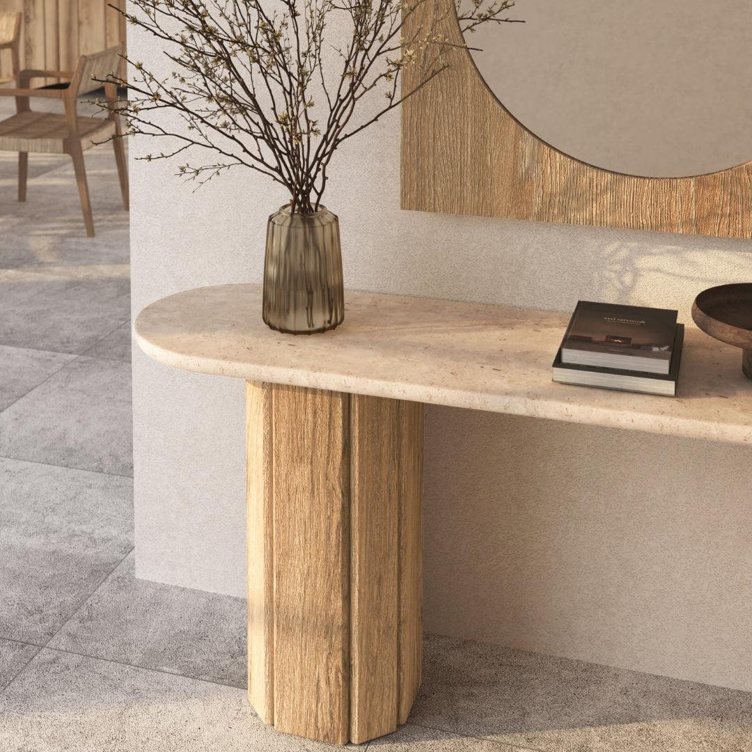 Calibre Console Table with marble top - Image 2