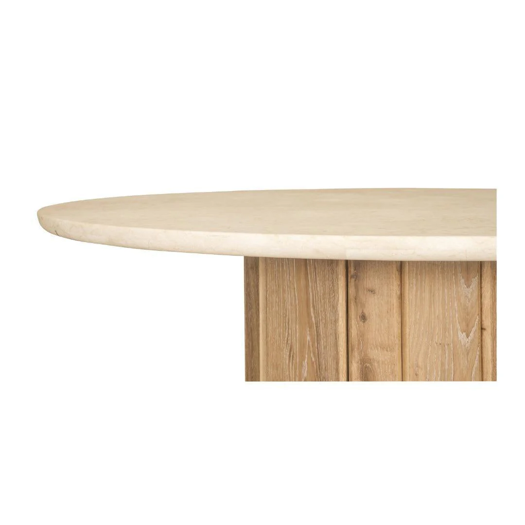 Calibre Round Dining Table with marble top - Image 5