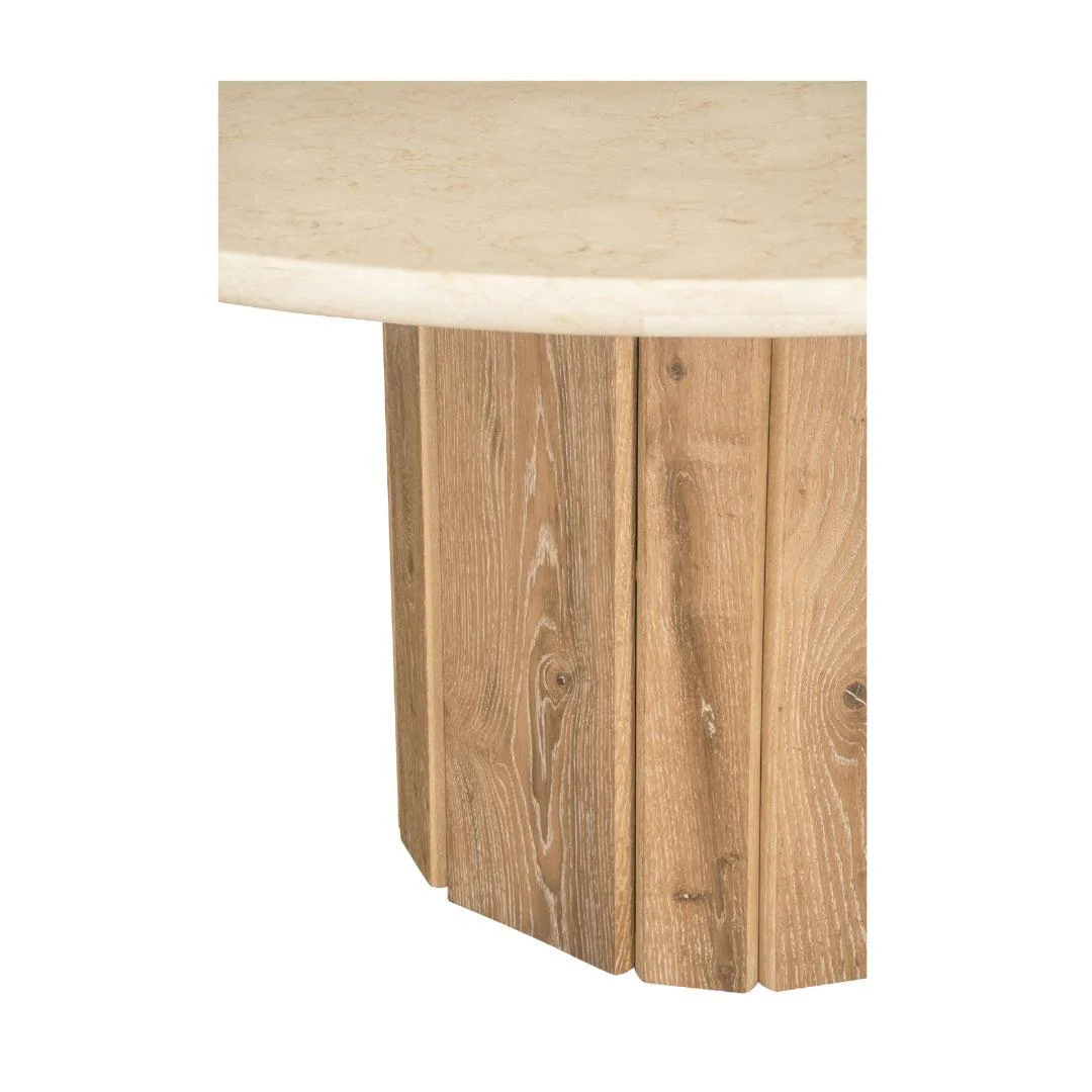 Calibre Round Dining Table with marble top - Image 6