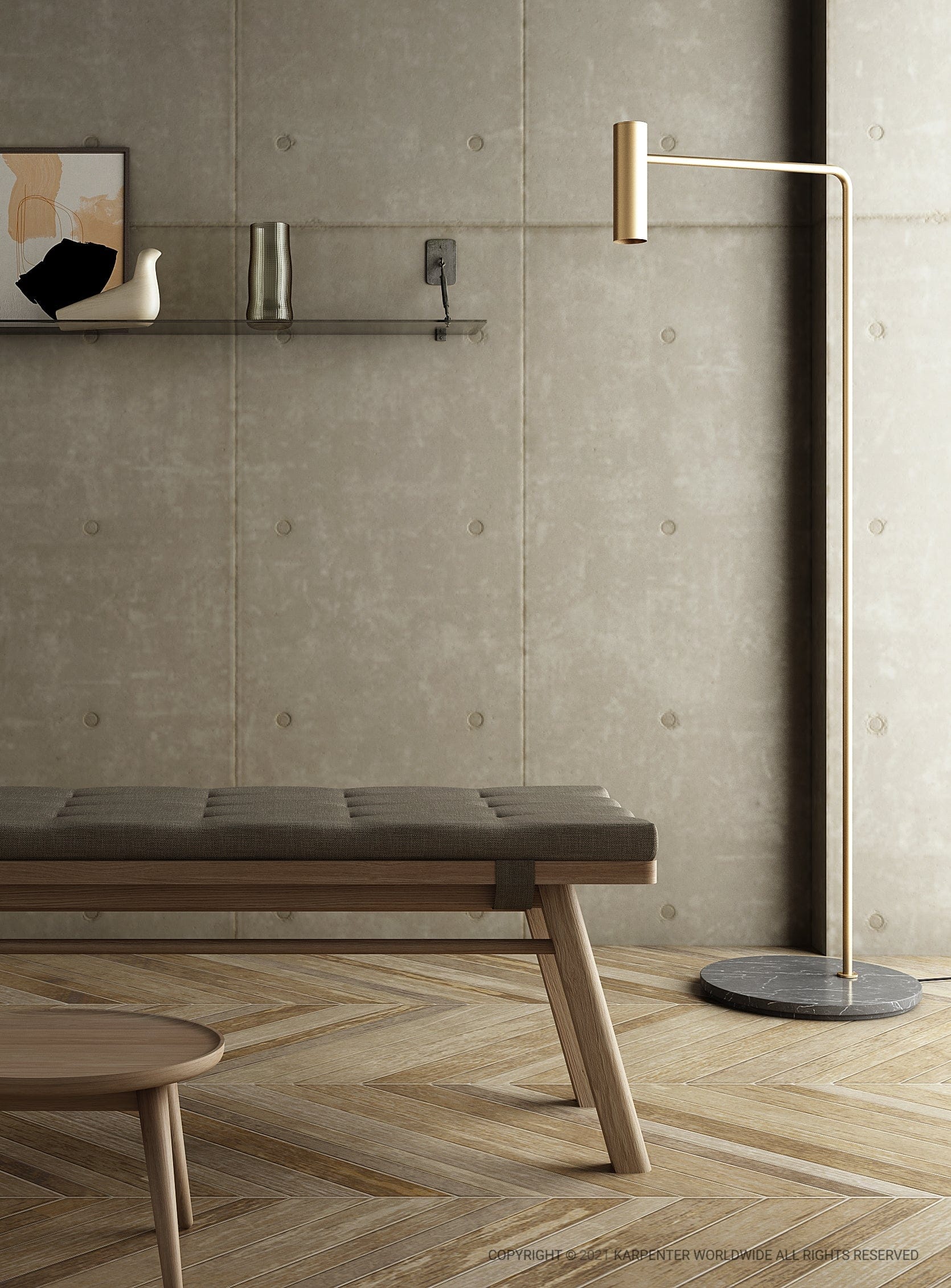 Circa Bench - European Oak - Image 6