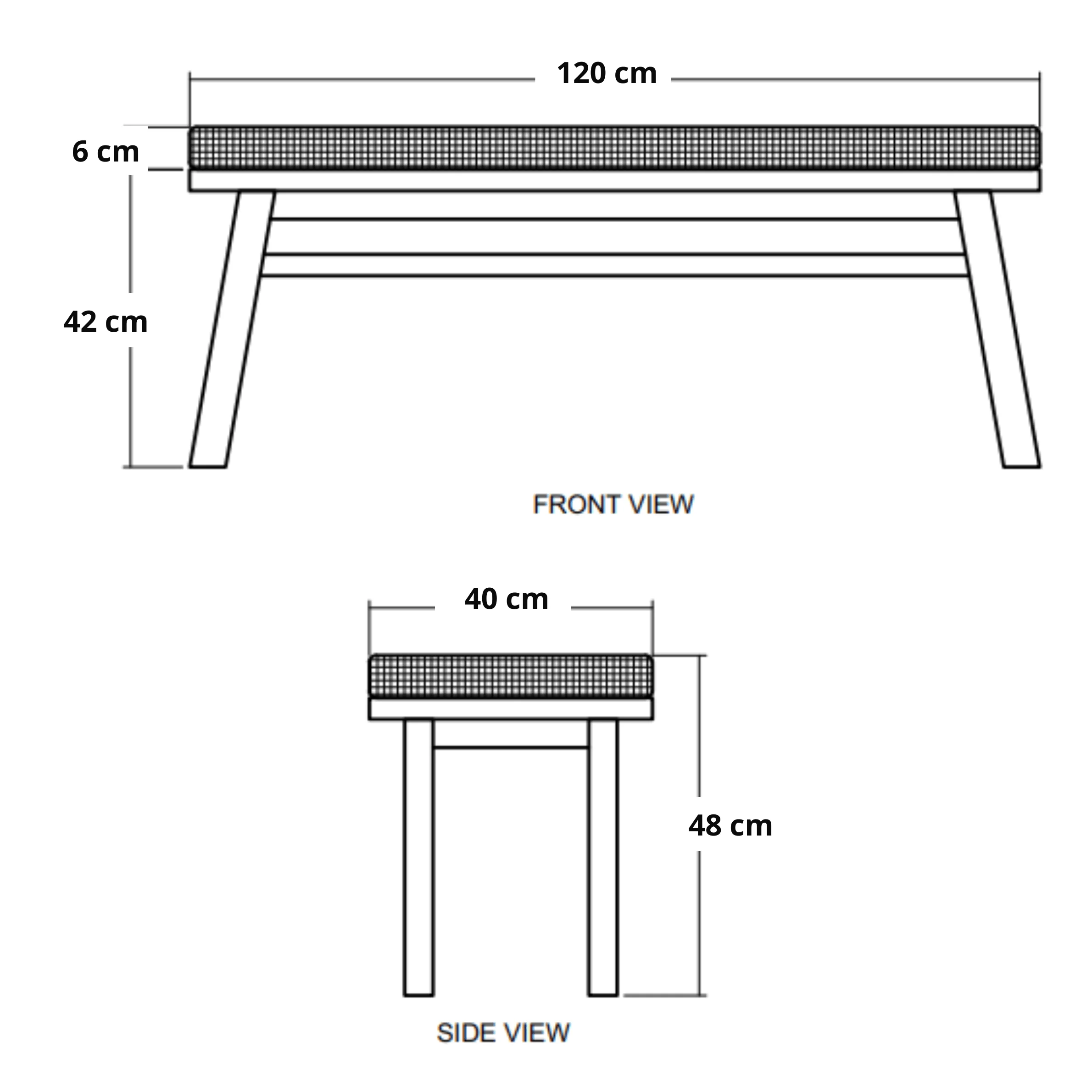 Circa Bench - European Oak - Image 7