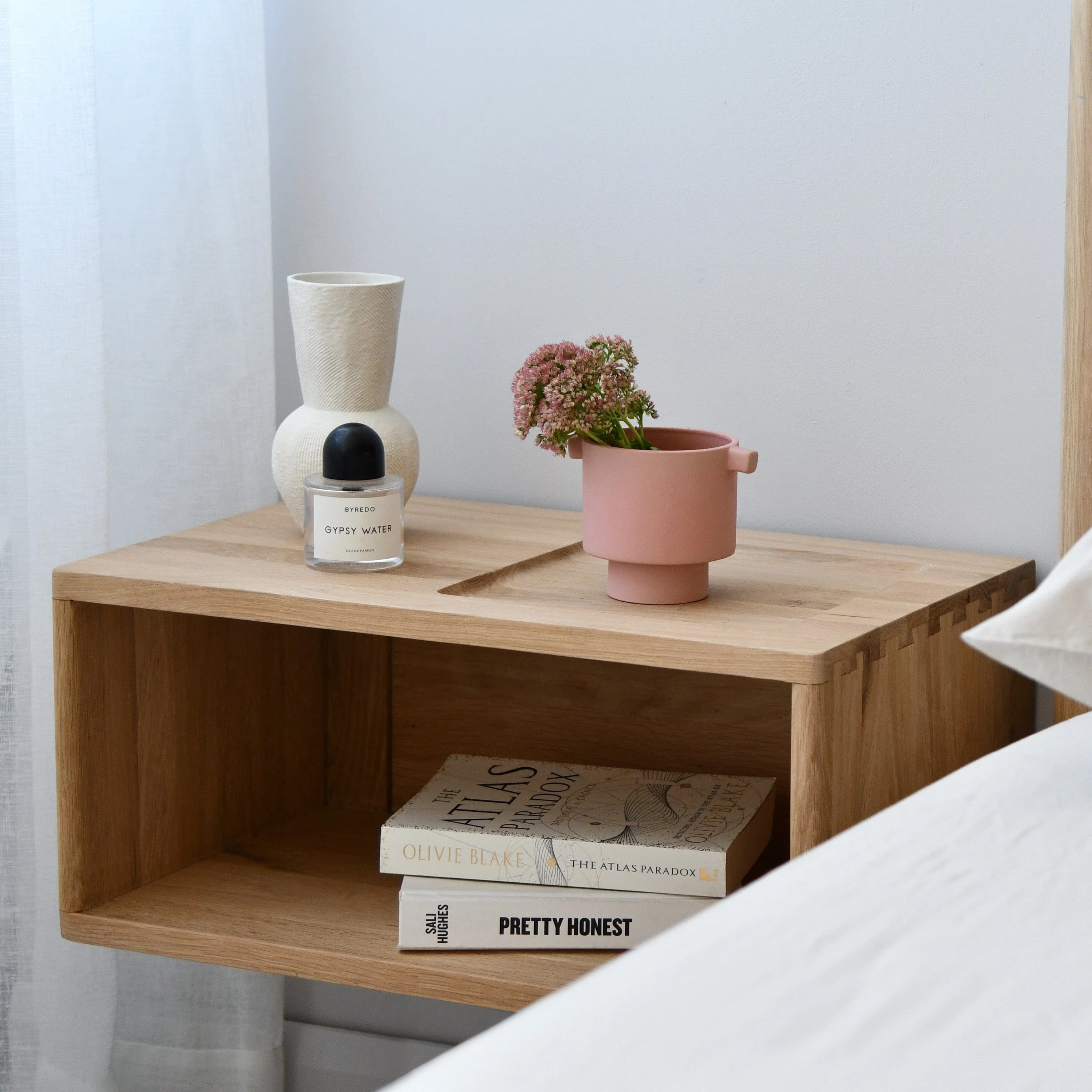 Circa Floating Bedside - European Oak - Image 7