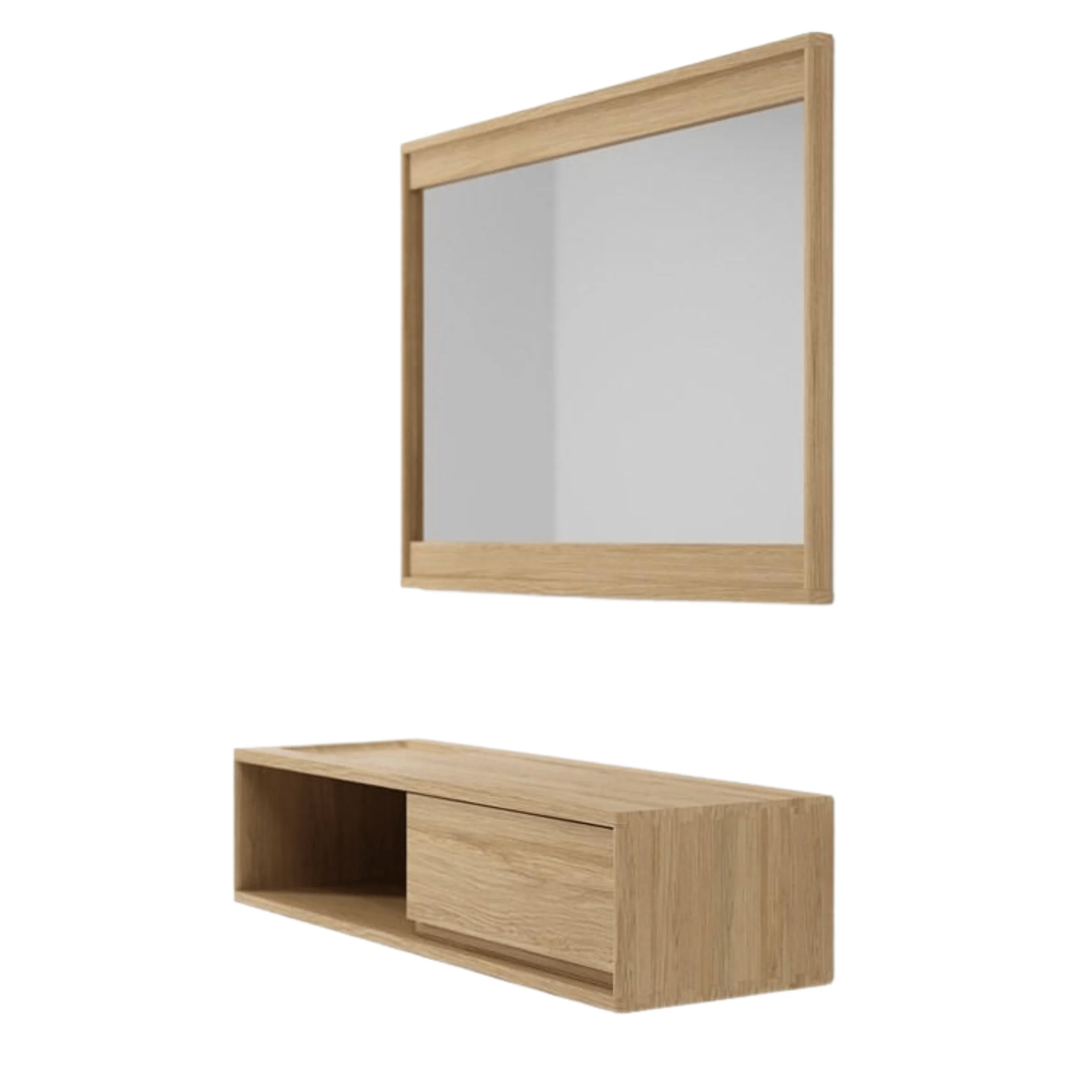 Circa Hanging Mirror 2 - European Oak - Image 4