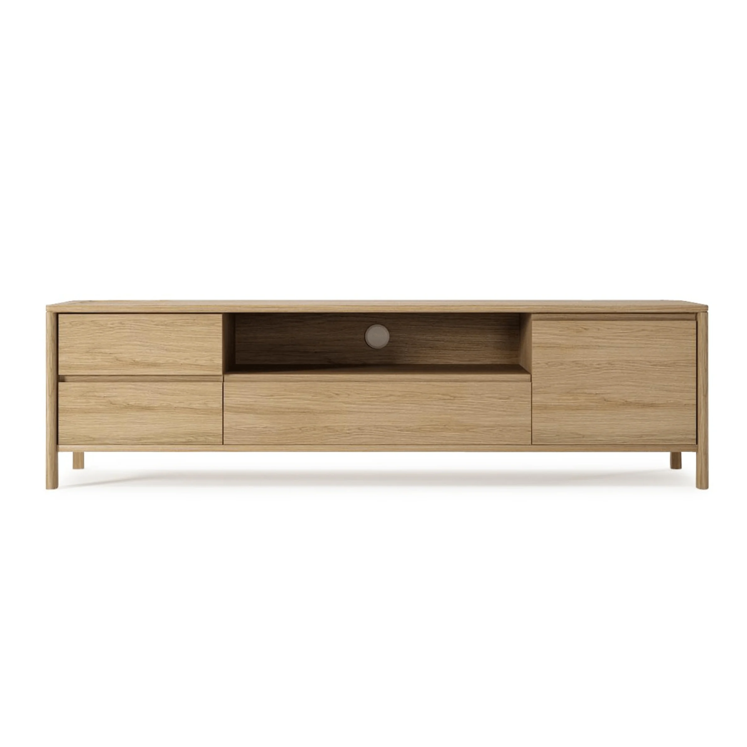 Circa Media Cabinet - European Oak - Image 5