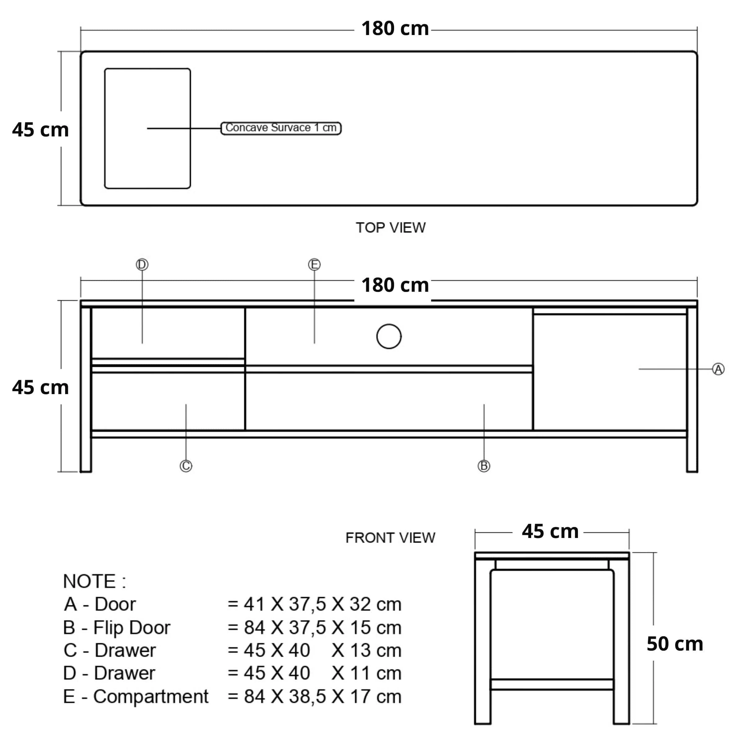 Circa Media Cabinet - European Oak - Image 7