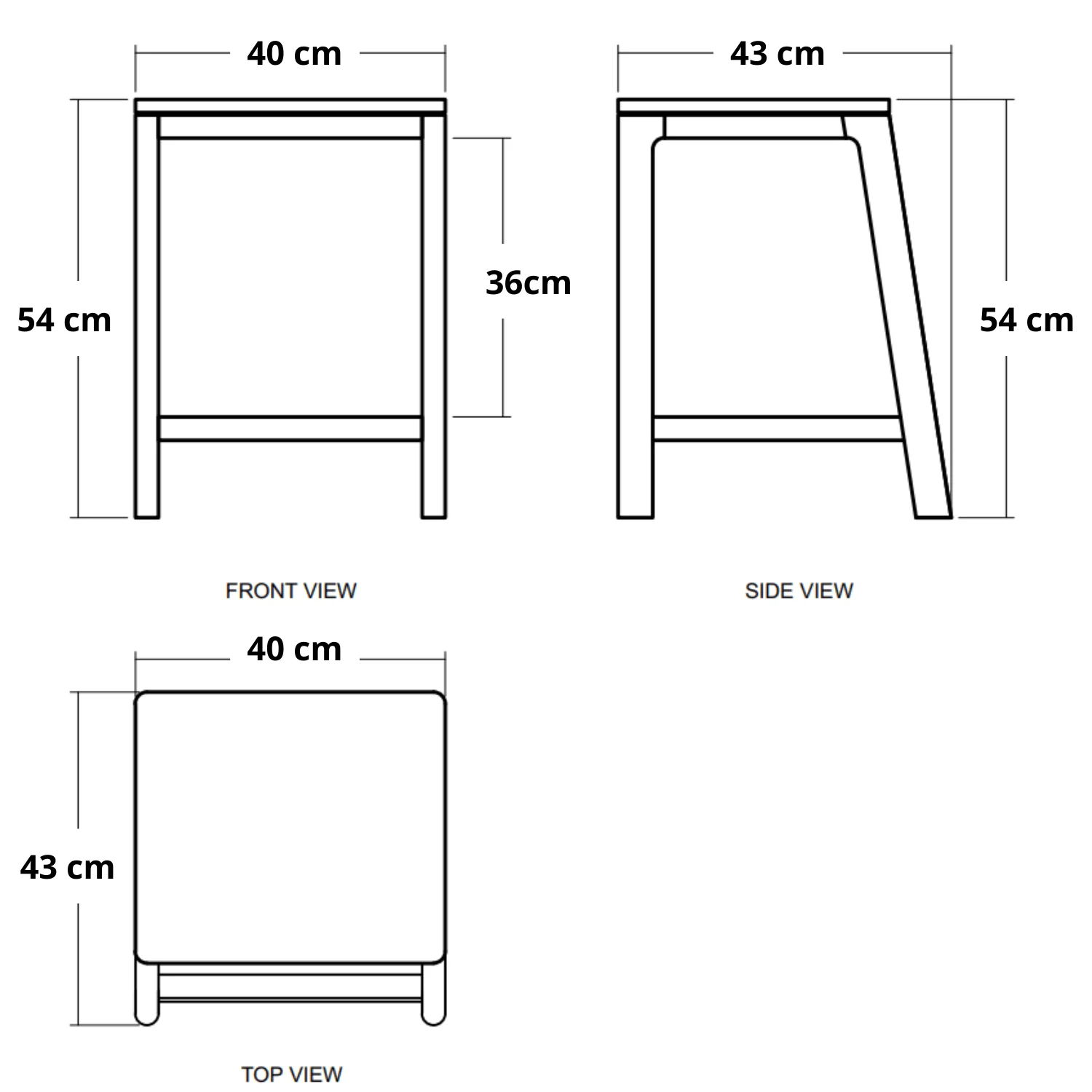 Circa Side Table - European Oak - Image 9