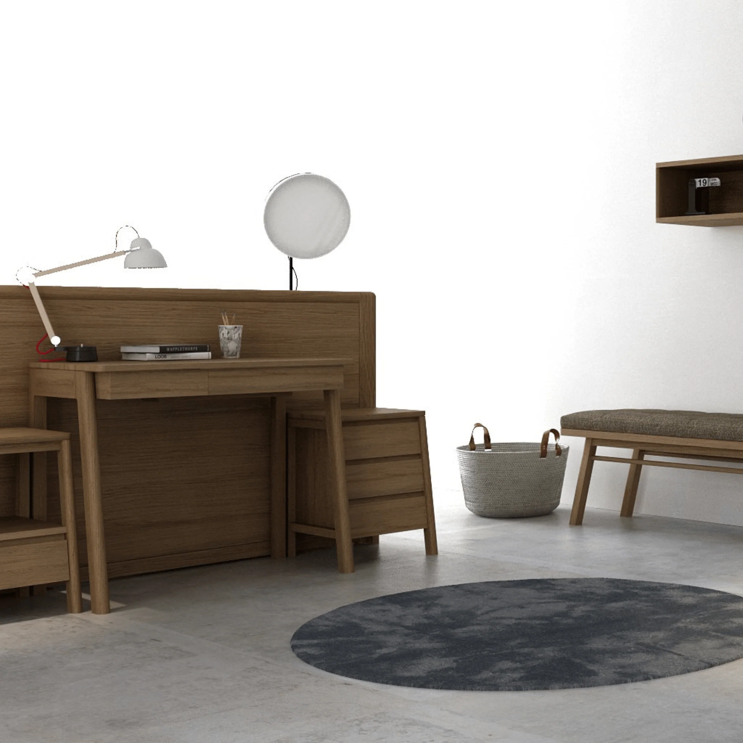 Circa Side Table - European Oak - Image 9