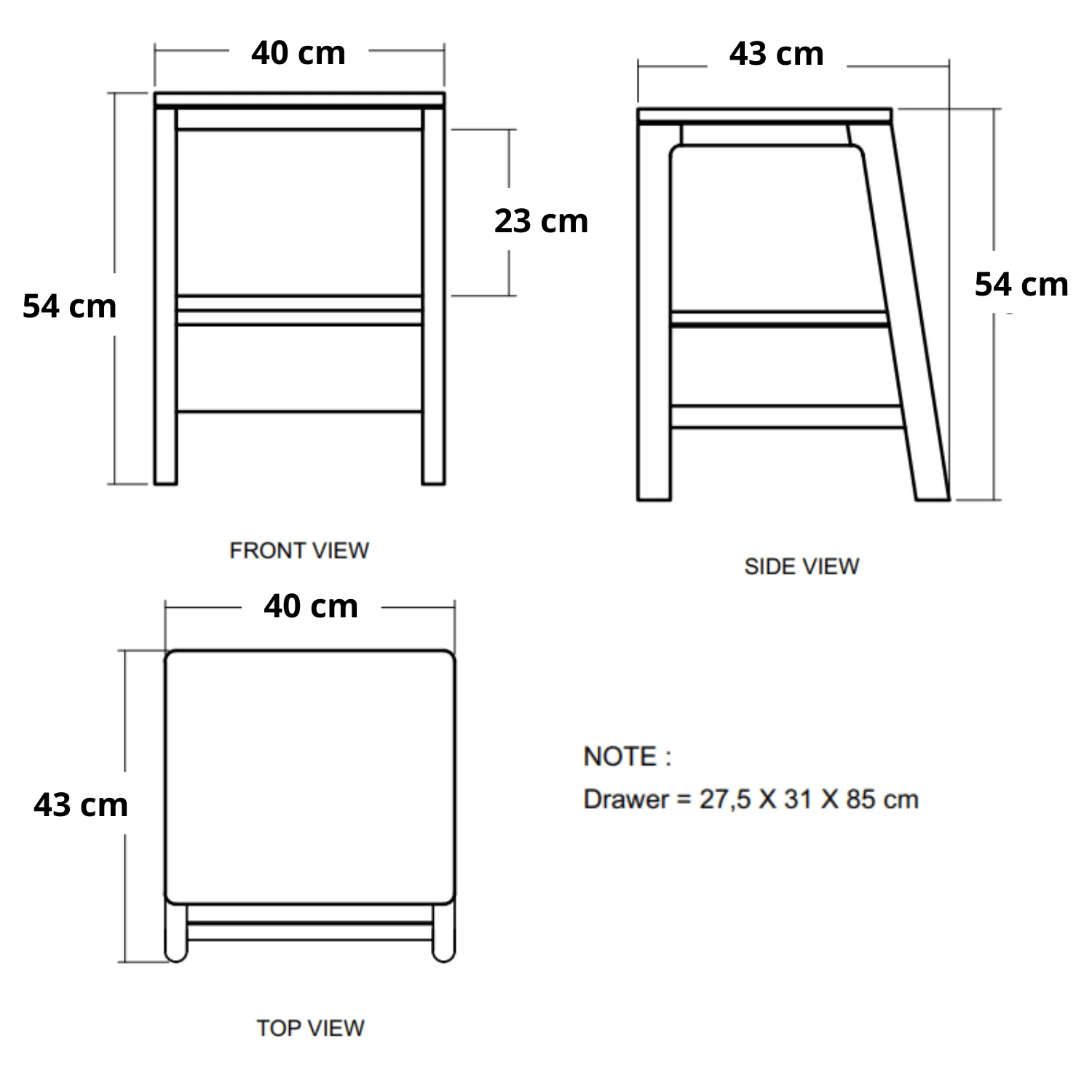 Circa Side Table - European Oak - Image 8
