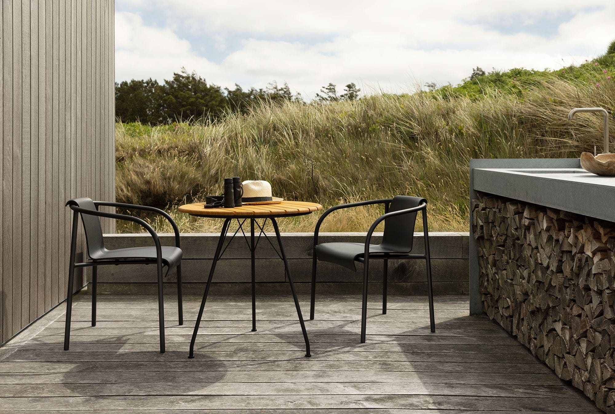 Circum Table - Bamboo | Black 74(CM) - Image 4