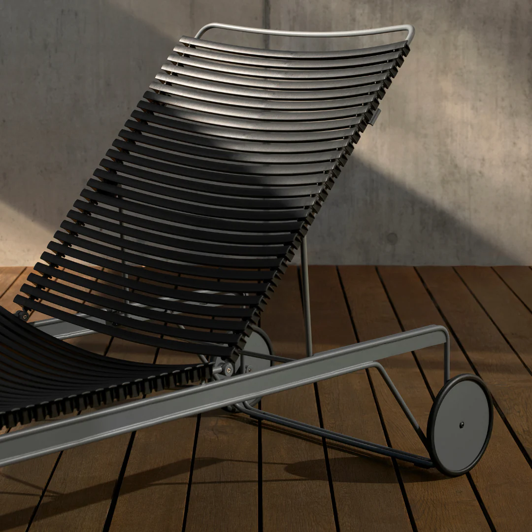CLICK Adjustable chaise longue - Muted White - Image 13