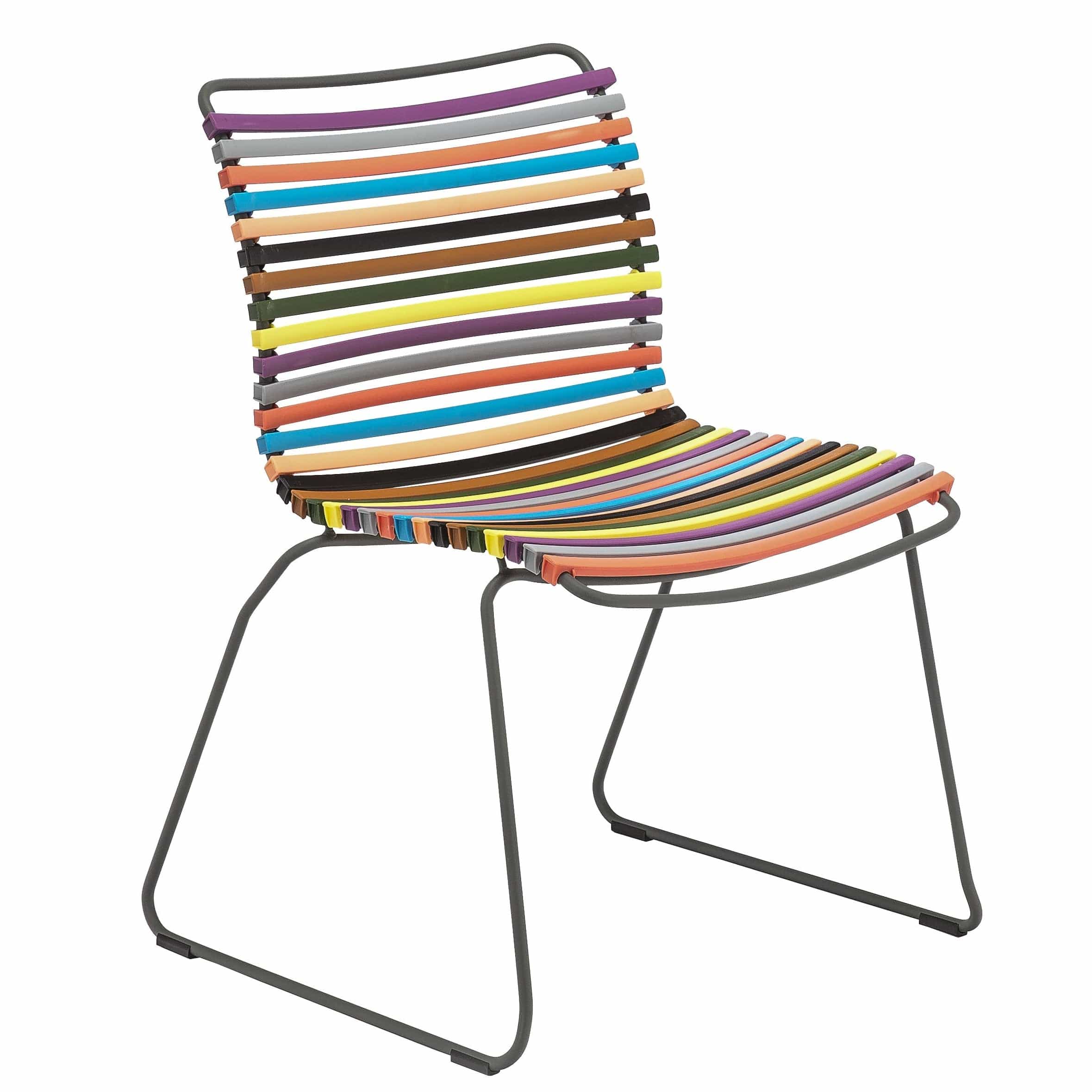 Click Dining Chair (No Arms) - Multi Dynamic Colour