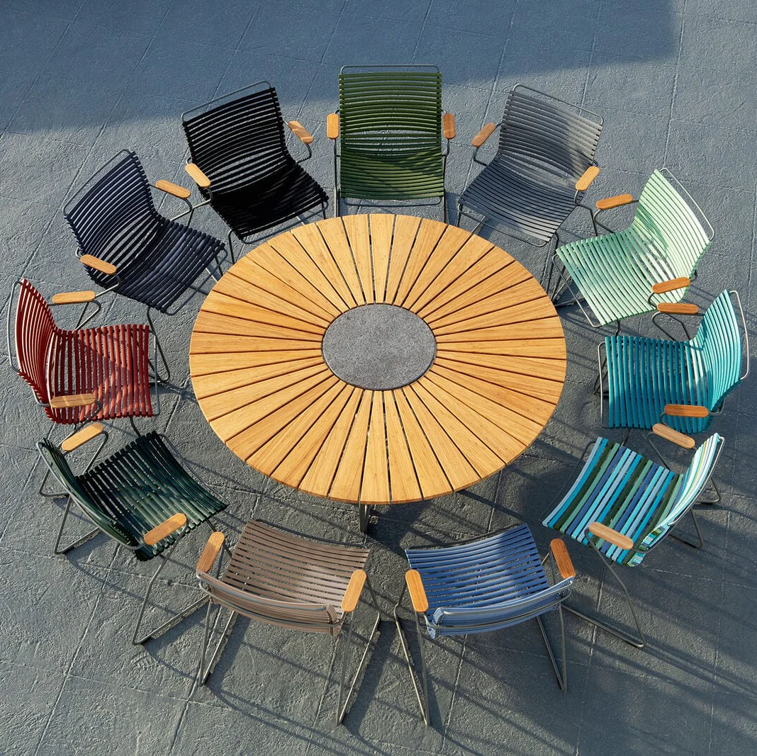 Click Dining Chair (With Armrest) - Multi Dynamic Colour - Image 6