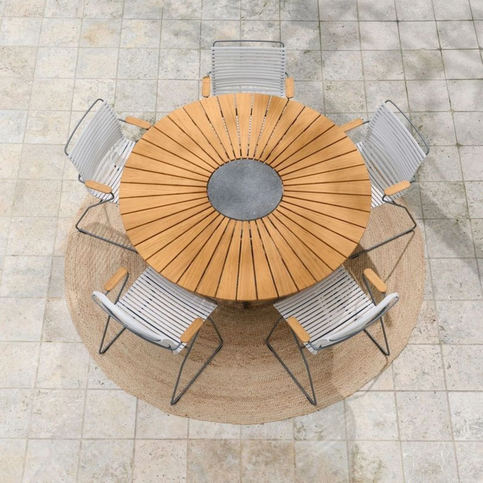 Click Dining Chair (With Armrest) - Muted White - Image 3