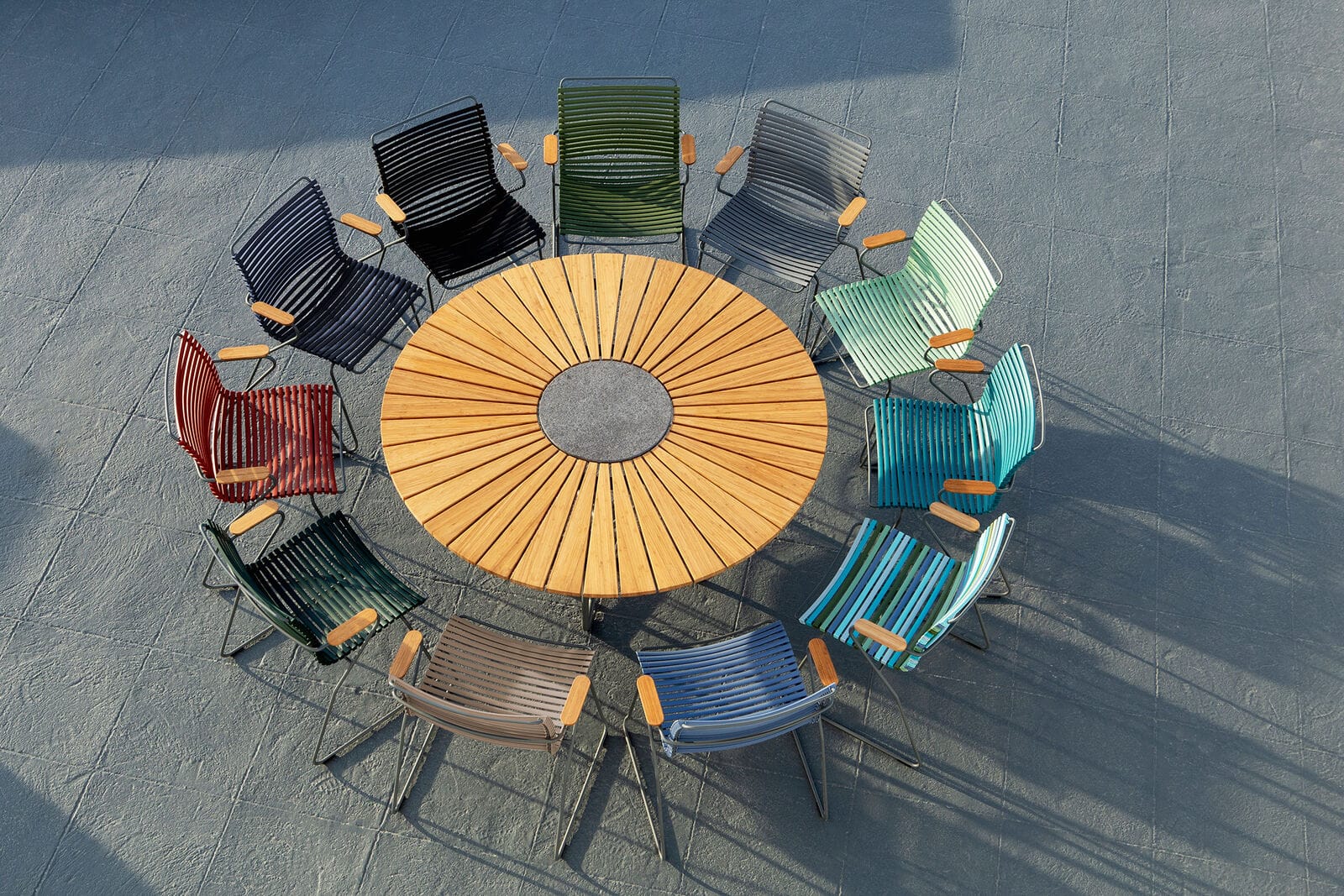 Click Dining Chair (With Armrest) - Paprika - Image 5
