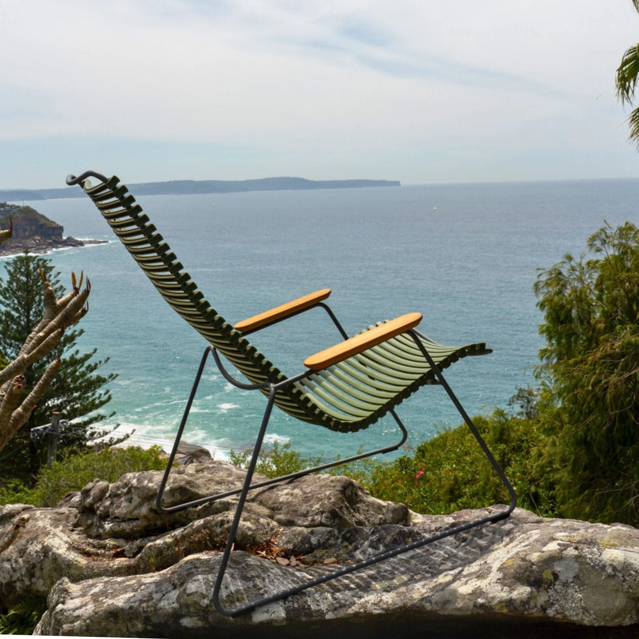 Click Lounge Chair - Olive Green - Image 3
