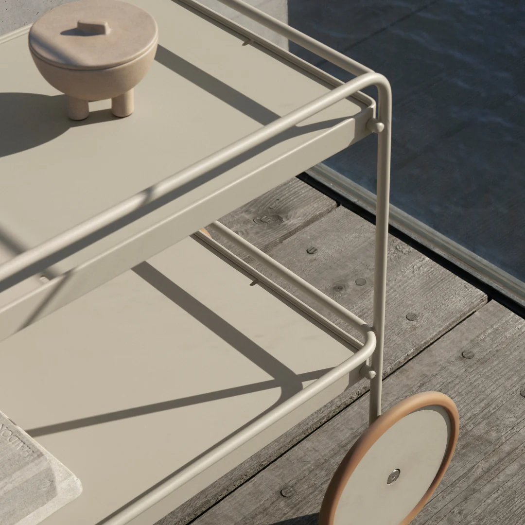 CLICK Serving cart - Beige - Image 3