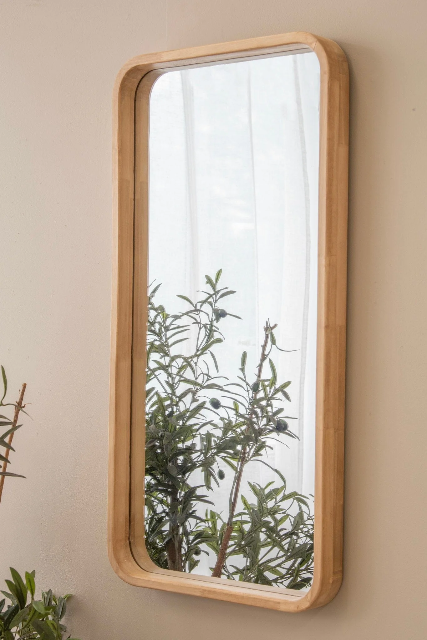 Cooper Rectangular Mirror - Wood - Image 4