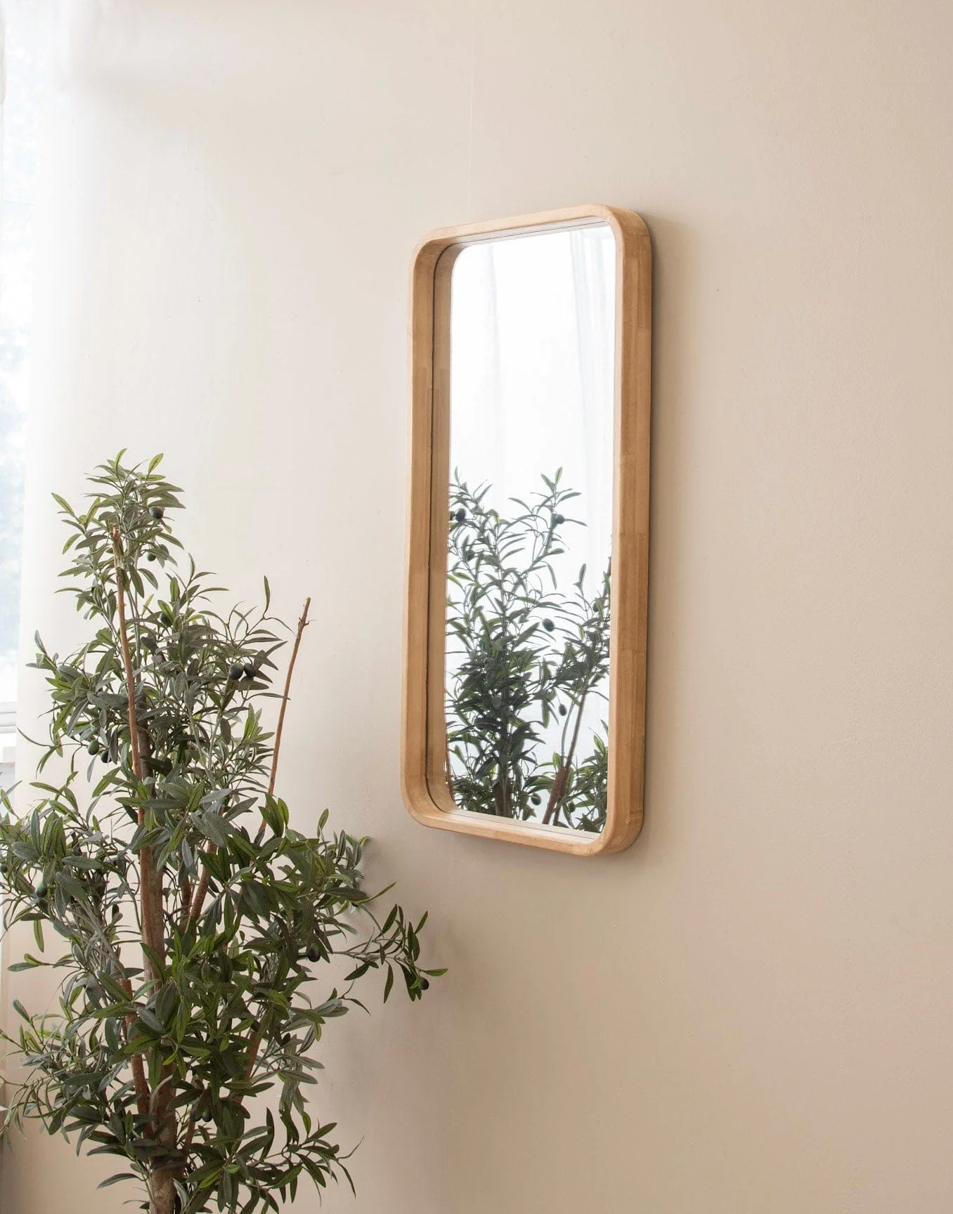 Cooper Rectangular Mirror - Wood - Image 5