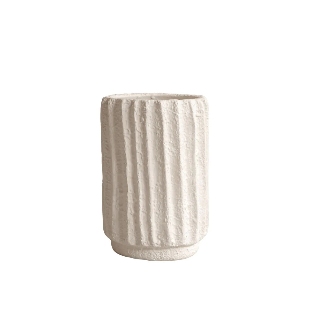 Creme Faroe Vase