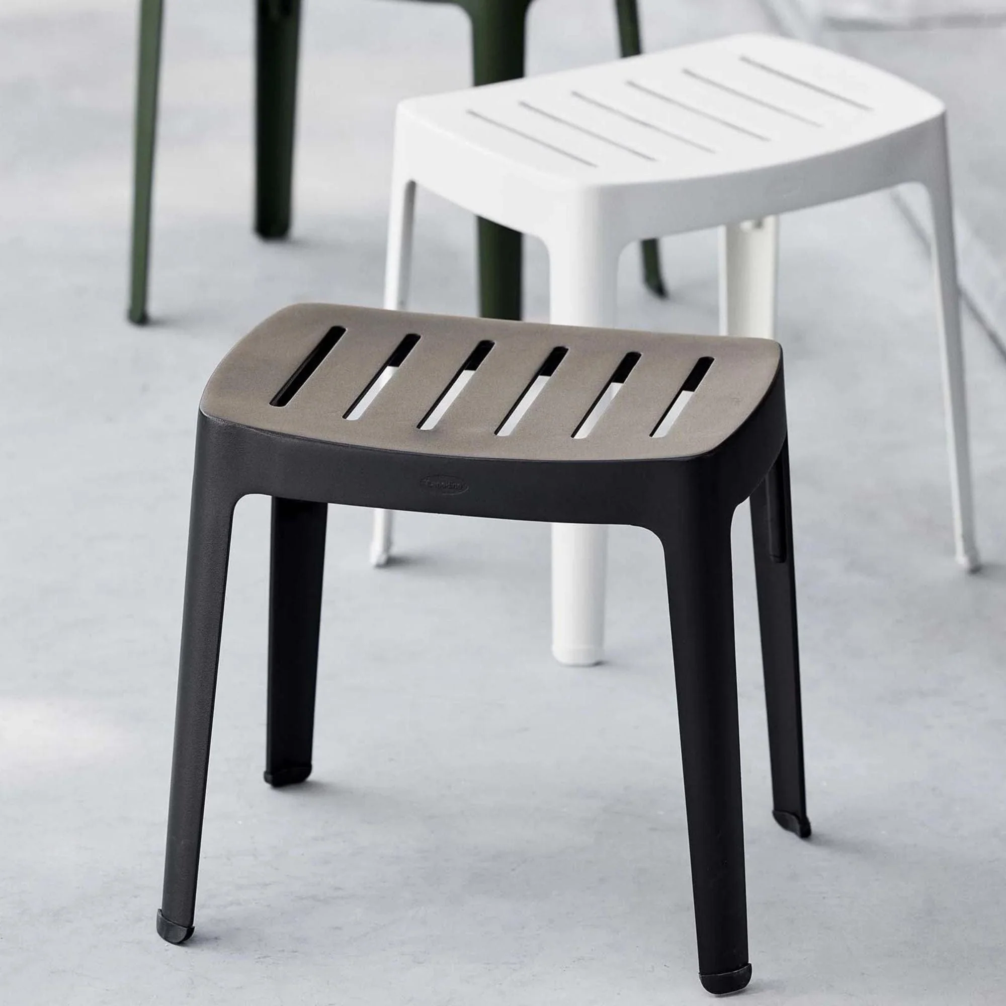 Cut Stool - Black - Image 3