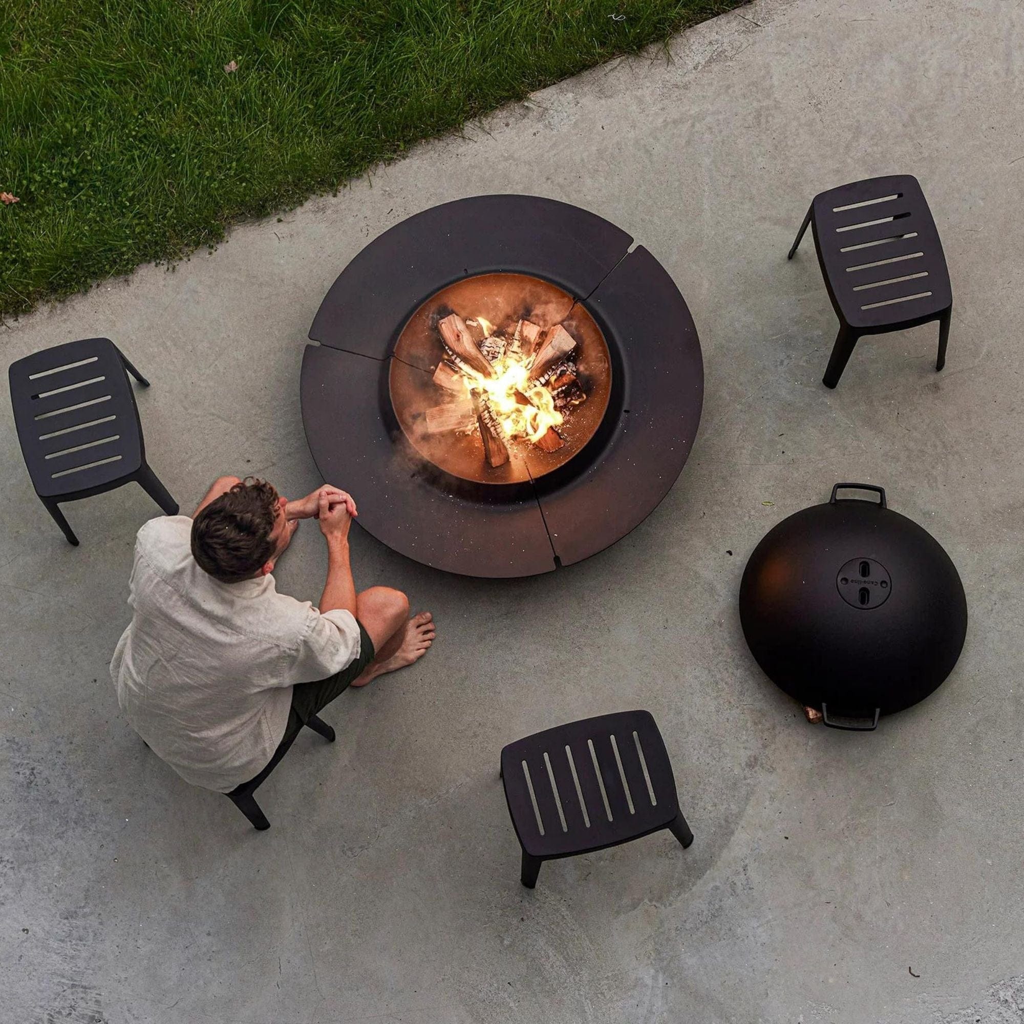 Cut Stool - Black - Image 4