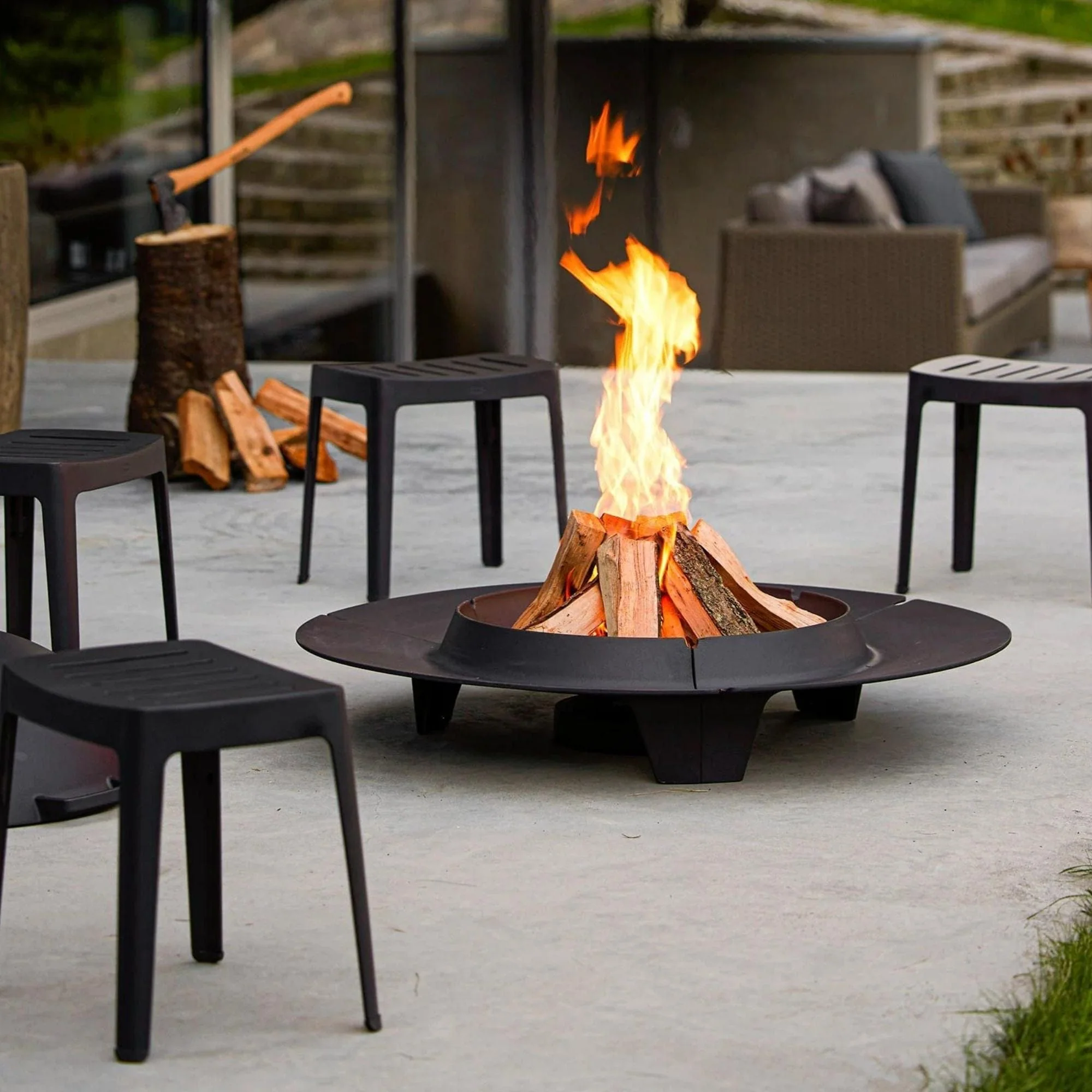 Cut Stool - Black - Image 5