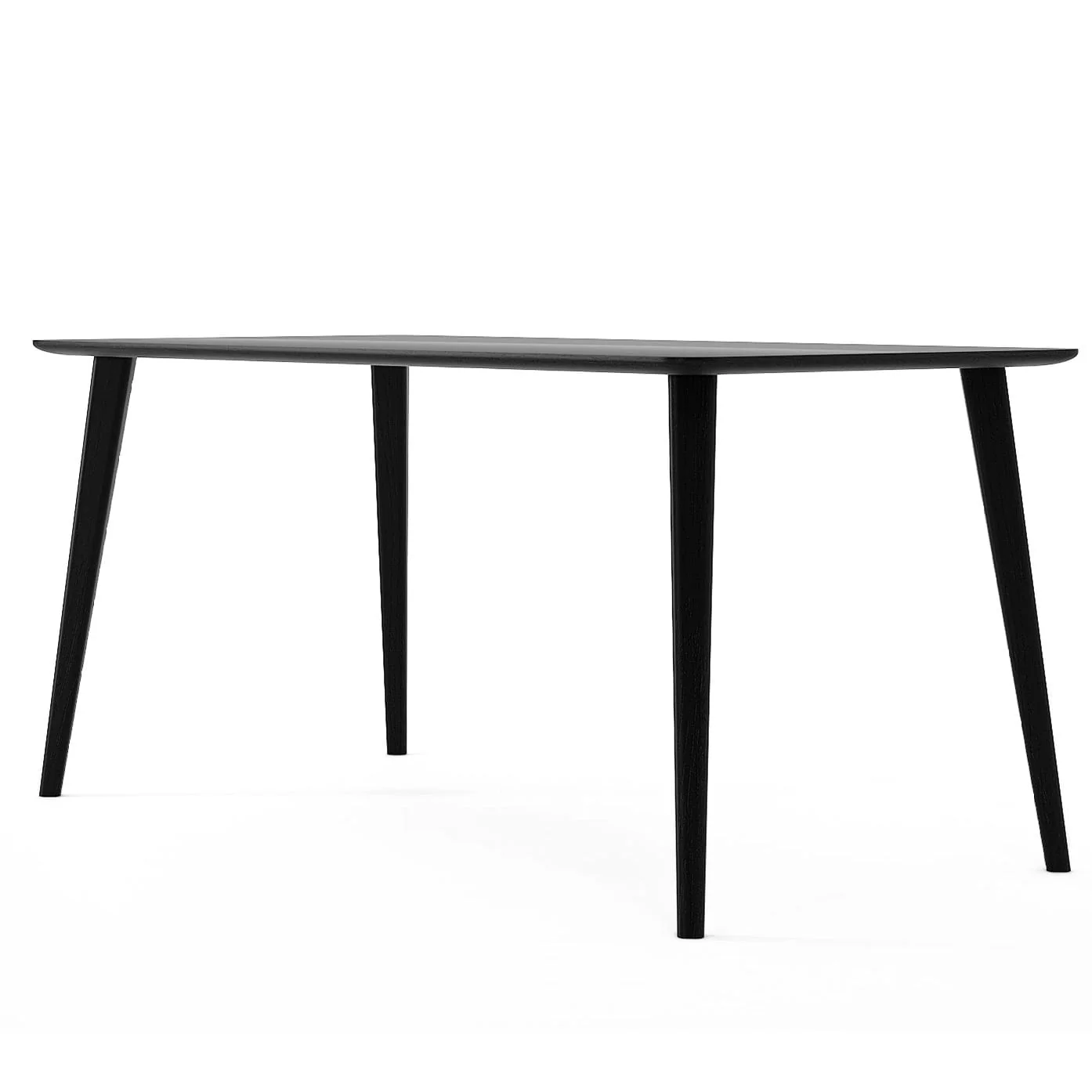 Domani Dining Table - Satin Black