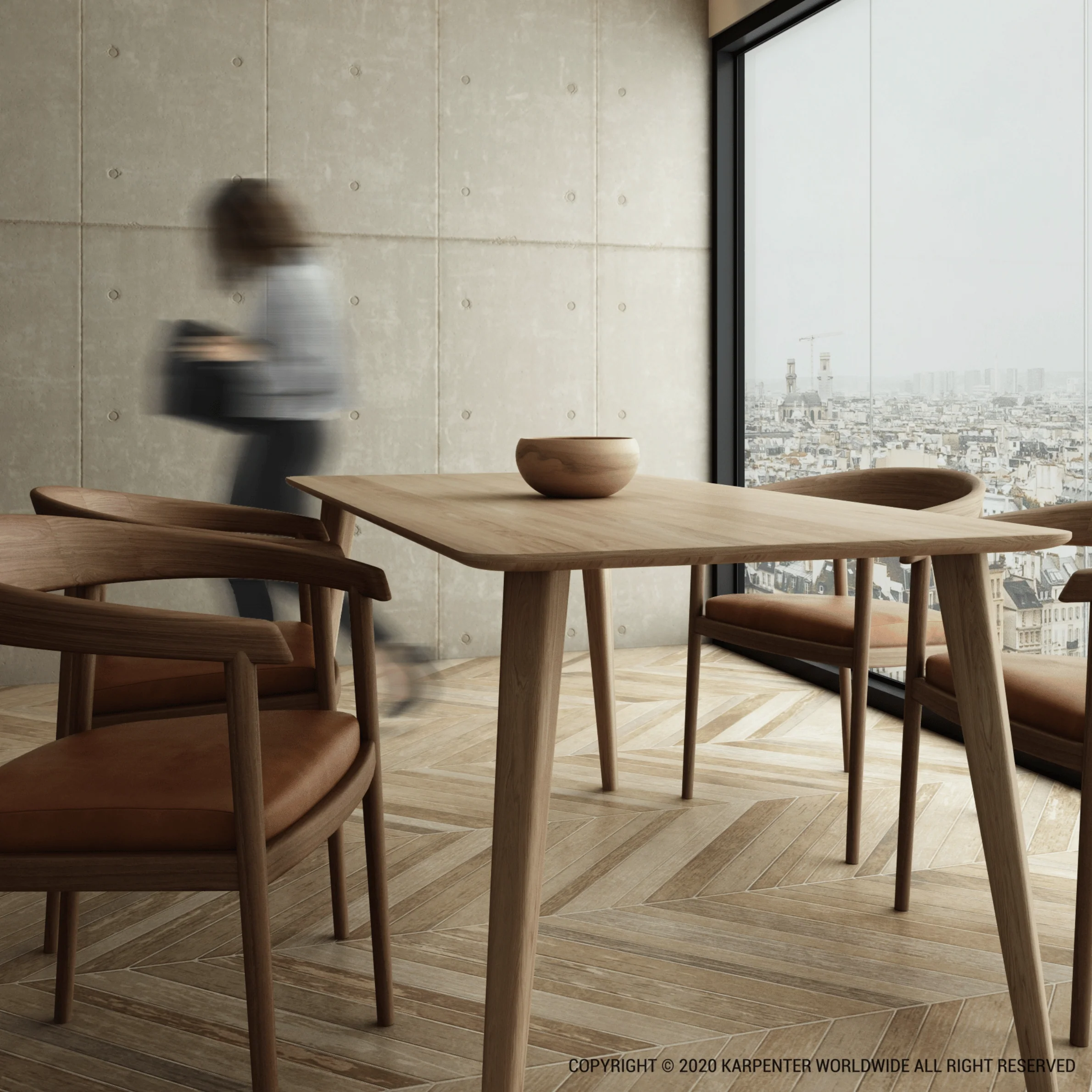 Domani Dining Table - Satin Black - Image 5
