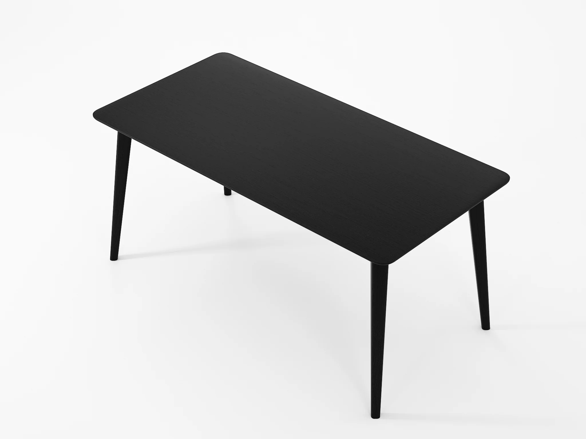 Domani Dining Table - Satin Black - Image 7