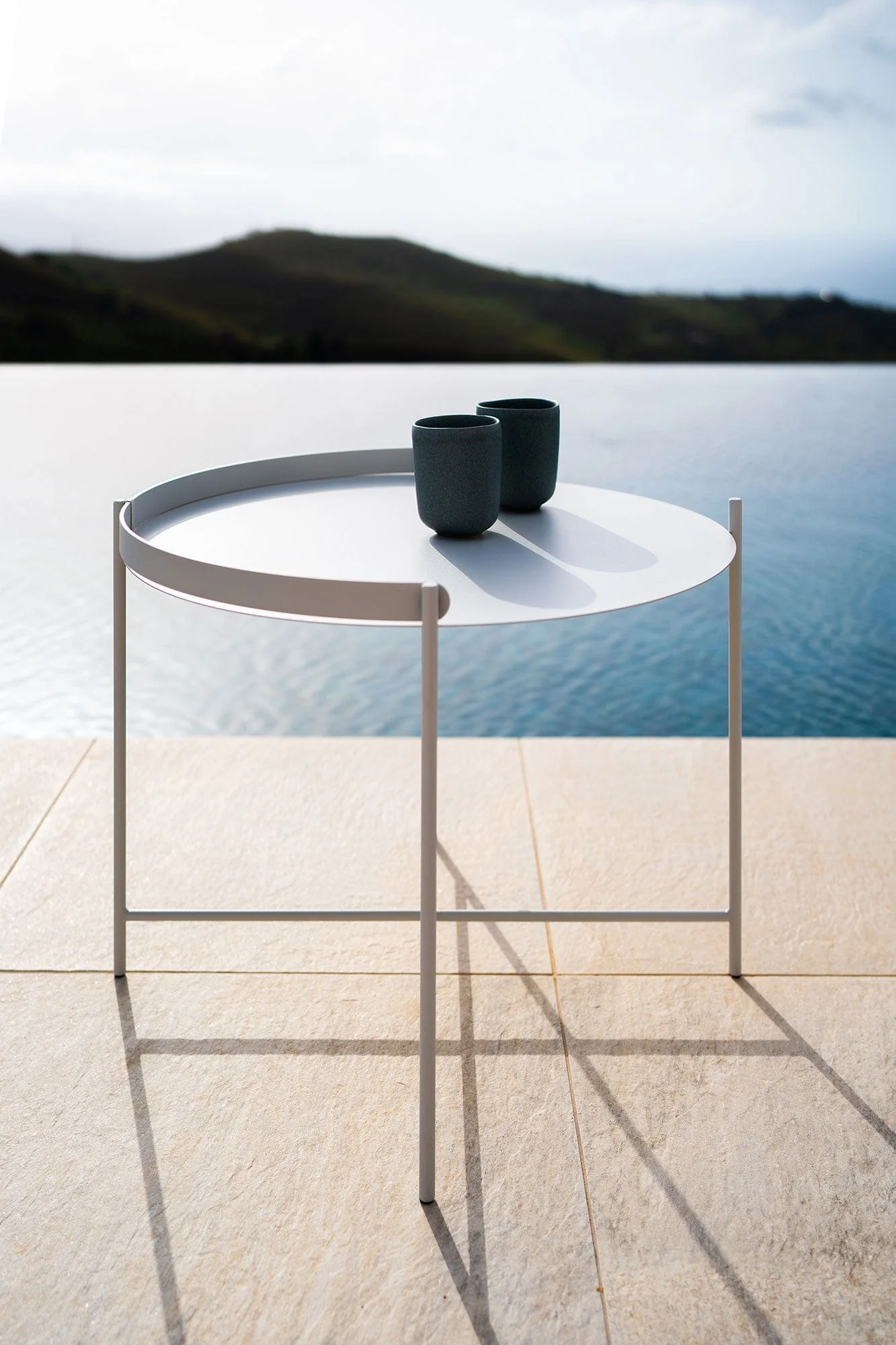 Edge Tray Table - Muted White Medium - Image 2