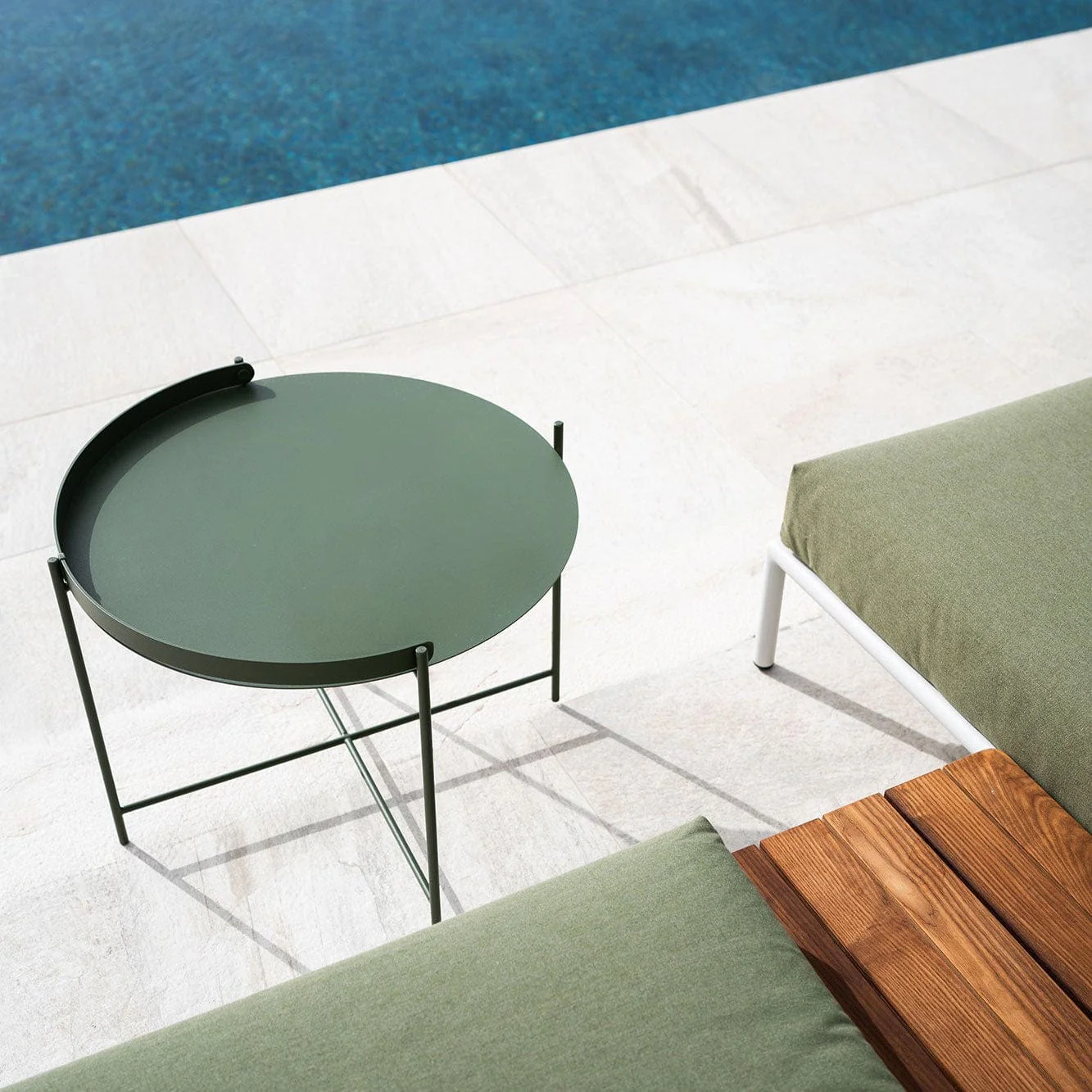 Edge Tray Table - Olive Green Medium - Image 2