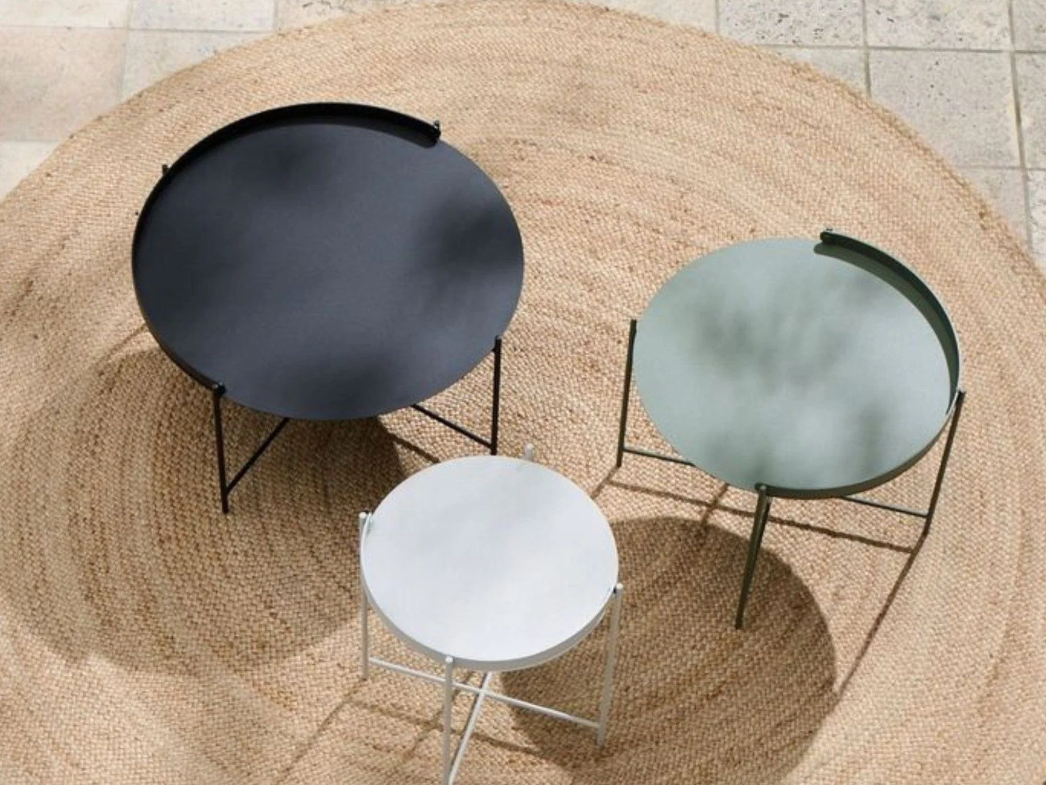 Edge Tray Table - Olive Green Small - Image 2